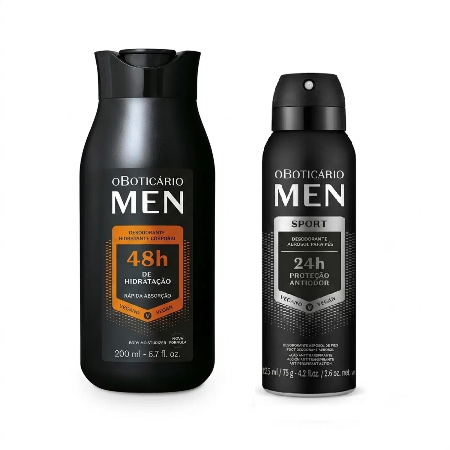 Combo Men: Loção Corporal 200ml + Desodorante para Pés 125ml