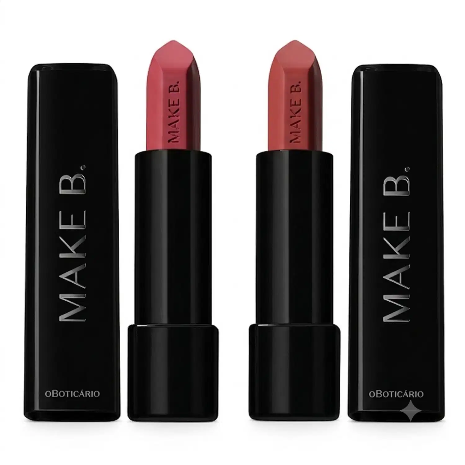 Kit Make B o Boticário Rosa Rose Fabulous + Marrom Hot Brown (2 Produtos)