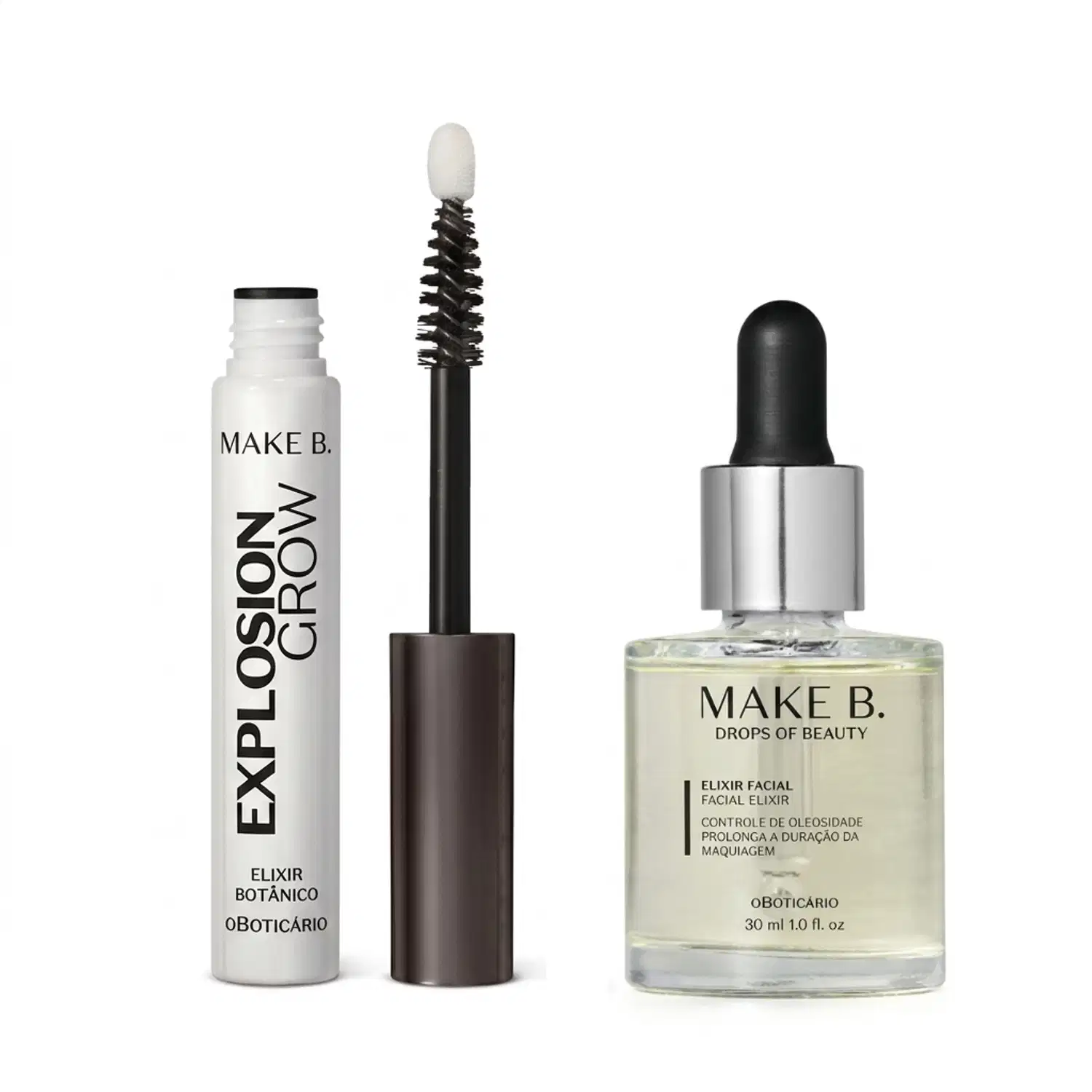 Combo Make B.: Sérum Explosion Grow 5g + Elixir Facial Drops of Beauty 30ml