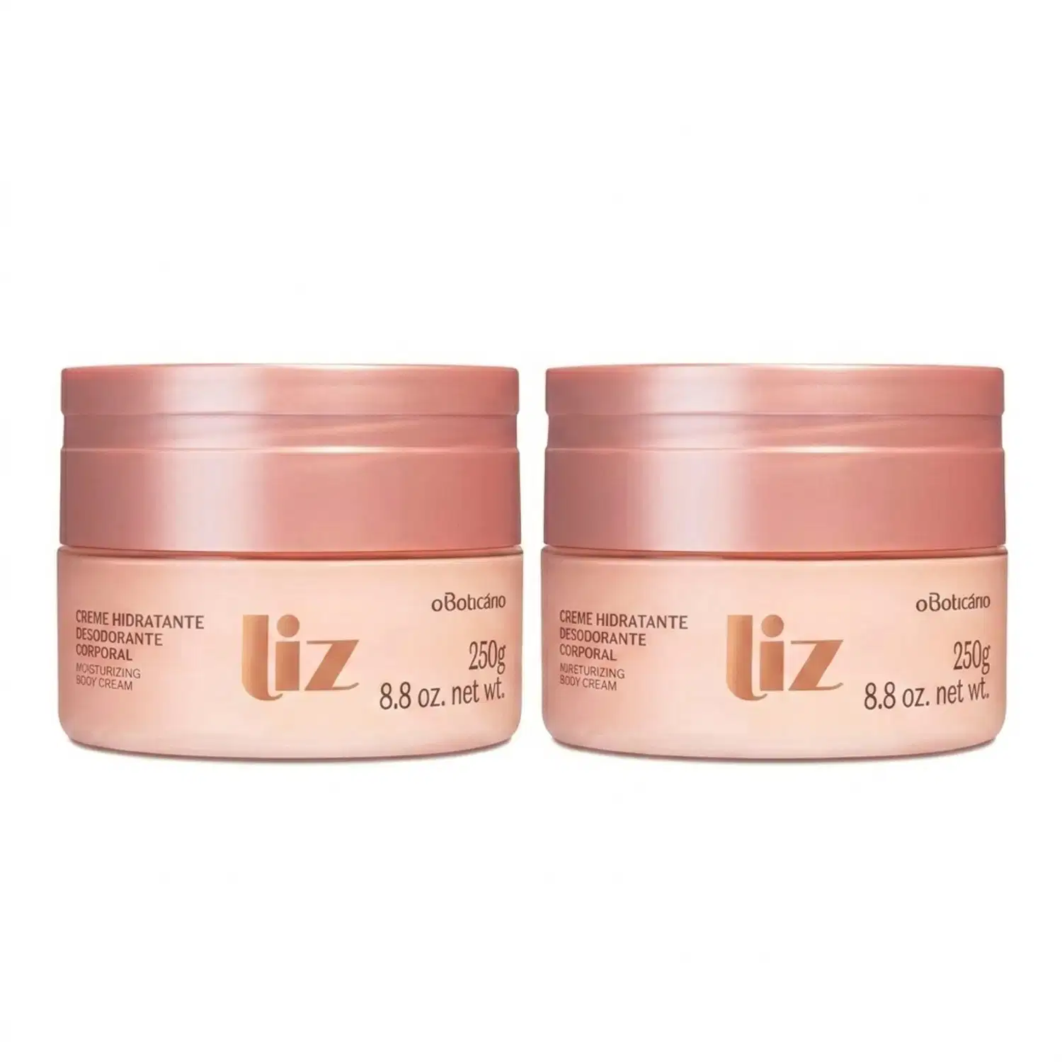 Combo Liz: Creme Desodorante Hidratante Corporal 2X250g