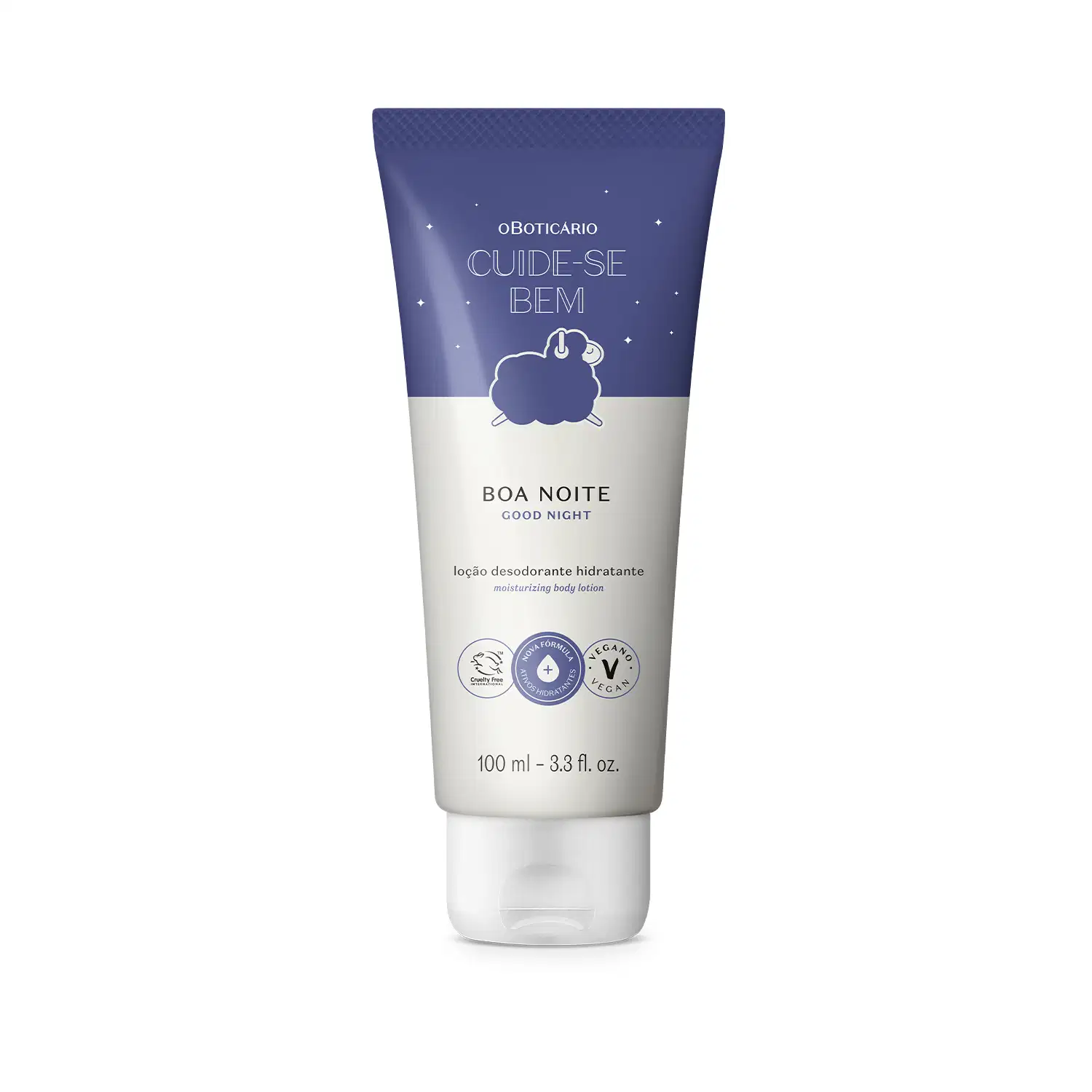 Loção Desodorante Hidratante Corporal Cuide-se Bem Boa Noite 100ml