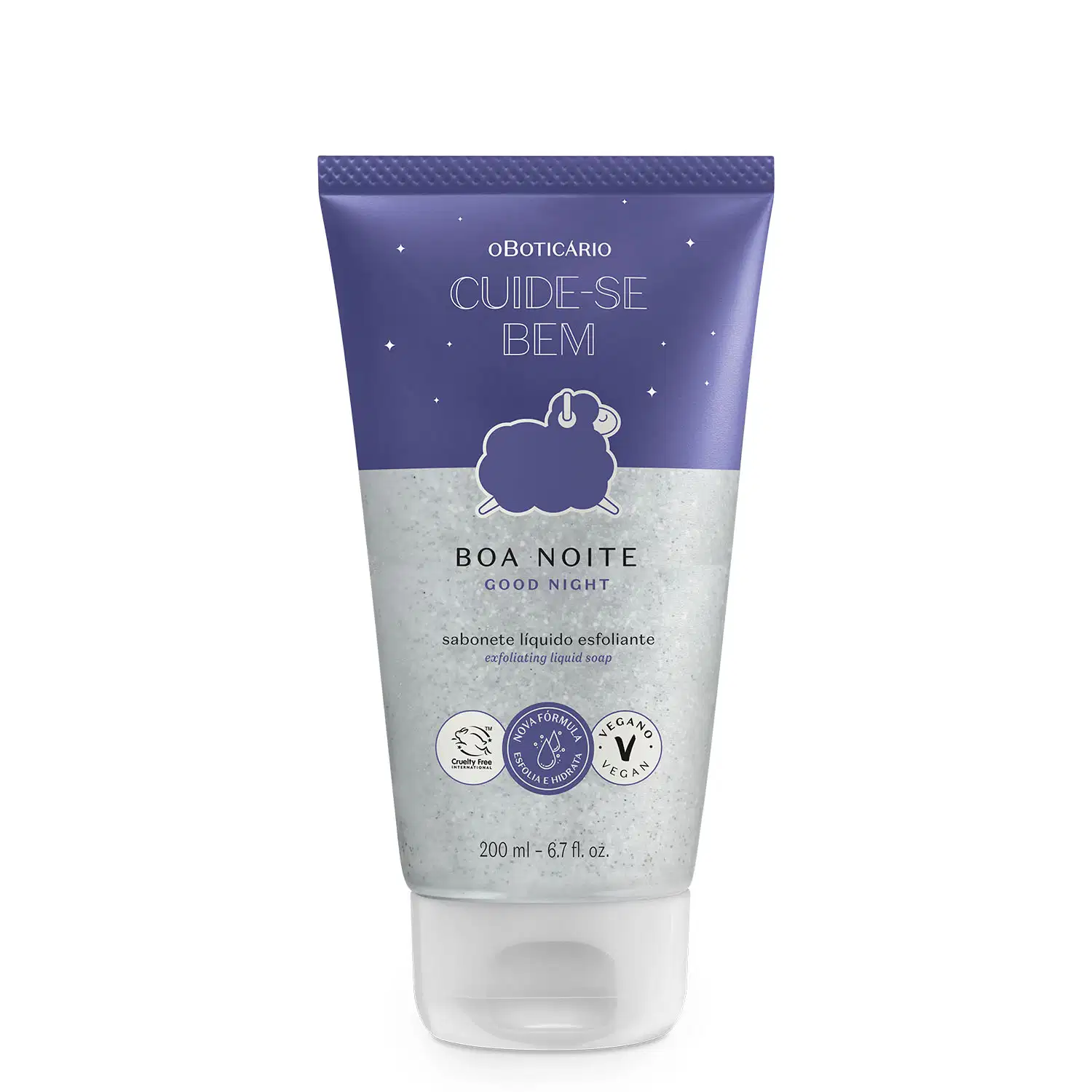 Sabonete Líquido Esfoliante Cuide-se Bem Boa Noite 200ml