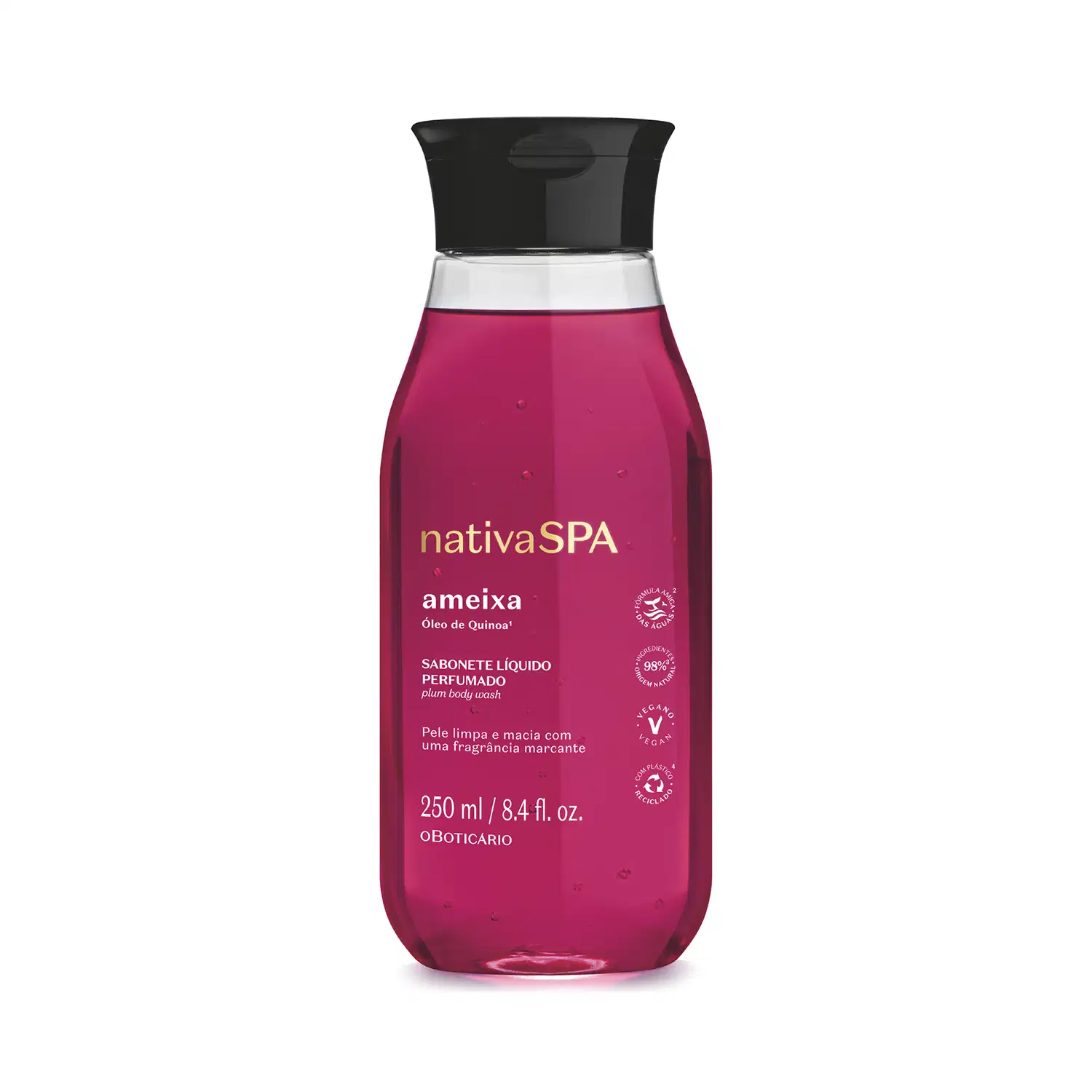 Sabonete Líquido Perfumado Nativa Spa Ameixa 250ml > Sabonete Líquido Perfumado Nativa Spa Ameixa 250ml