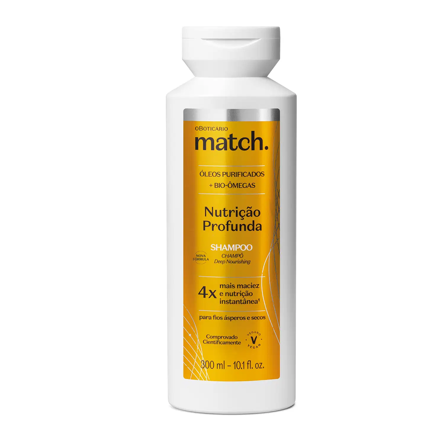 Shampoo Match Nutrição Profunda 300ml > Shampoo Match Nutrição Profunda 300ml