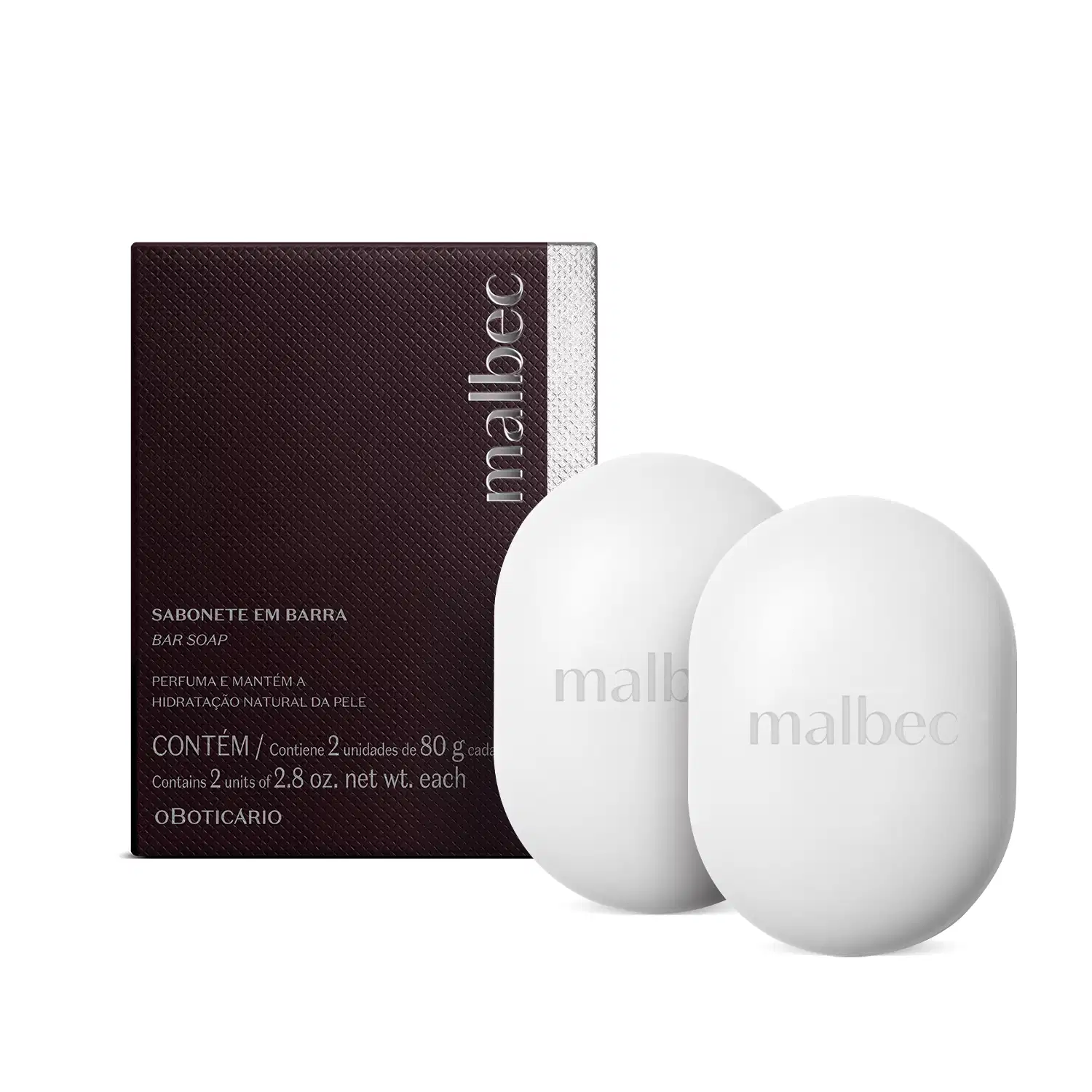 Sabonete em Barra Malbec 2x80g > Sabonete em Barra Malbec 2x80g