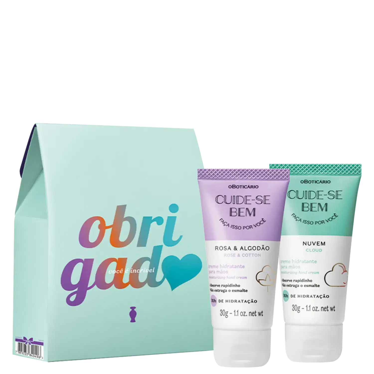 Kit o Boticário Cuide-se Bem Obrigadx (2 Produtos)