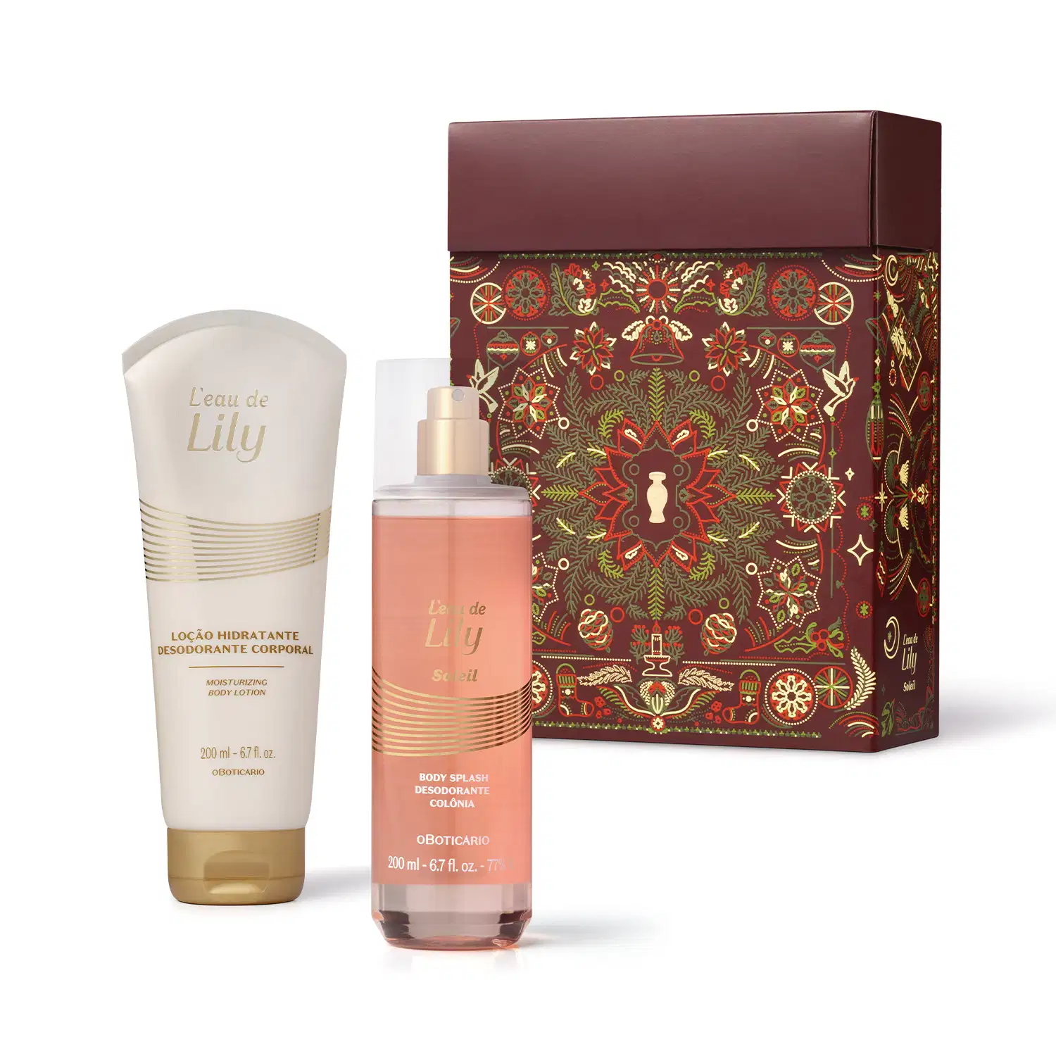 Kit Presente Natal L`eau de Lily Soleil (2 itens)