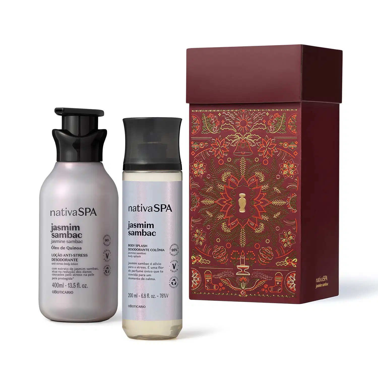 Kit Presente Natal Nativa Spa Jasmim Sambac (2 itens)