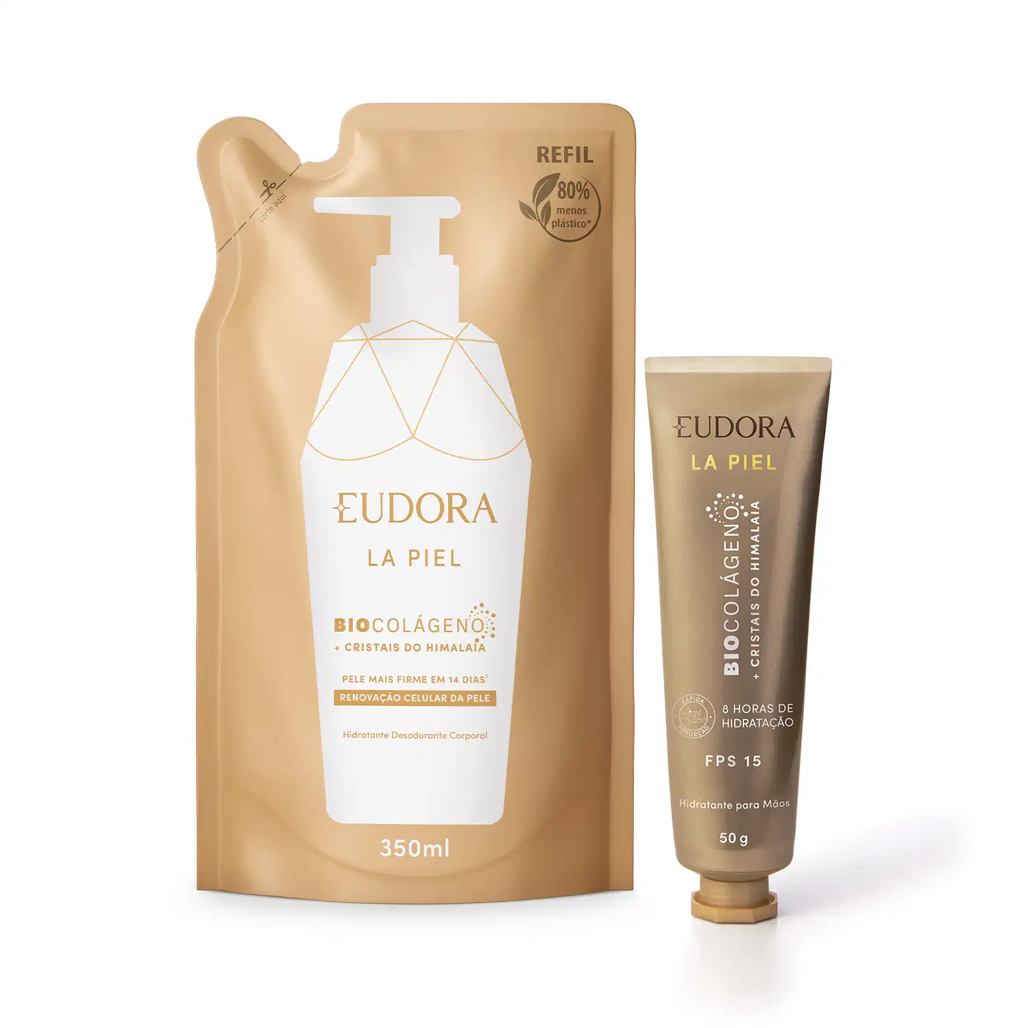 Kit Eudora La Piel Cristais do Himalaia Hidratação (2 Produtos)