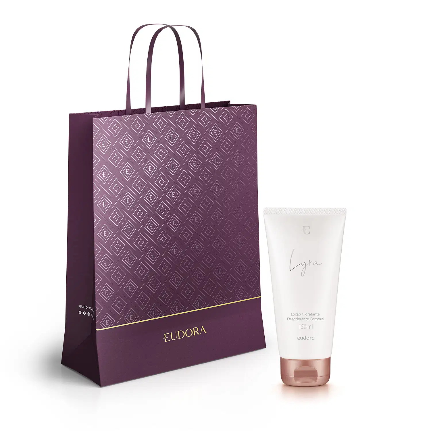 Combo Lyra Presente: Loção Hidratante Corporal 150ml + Sacola Eudora