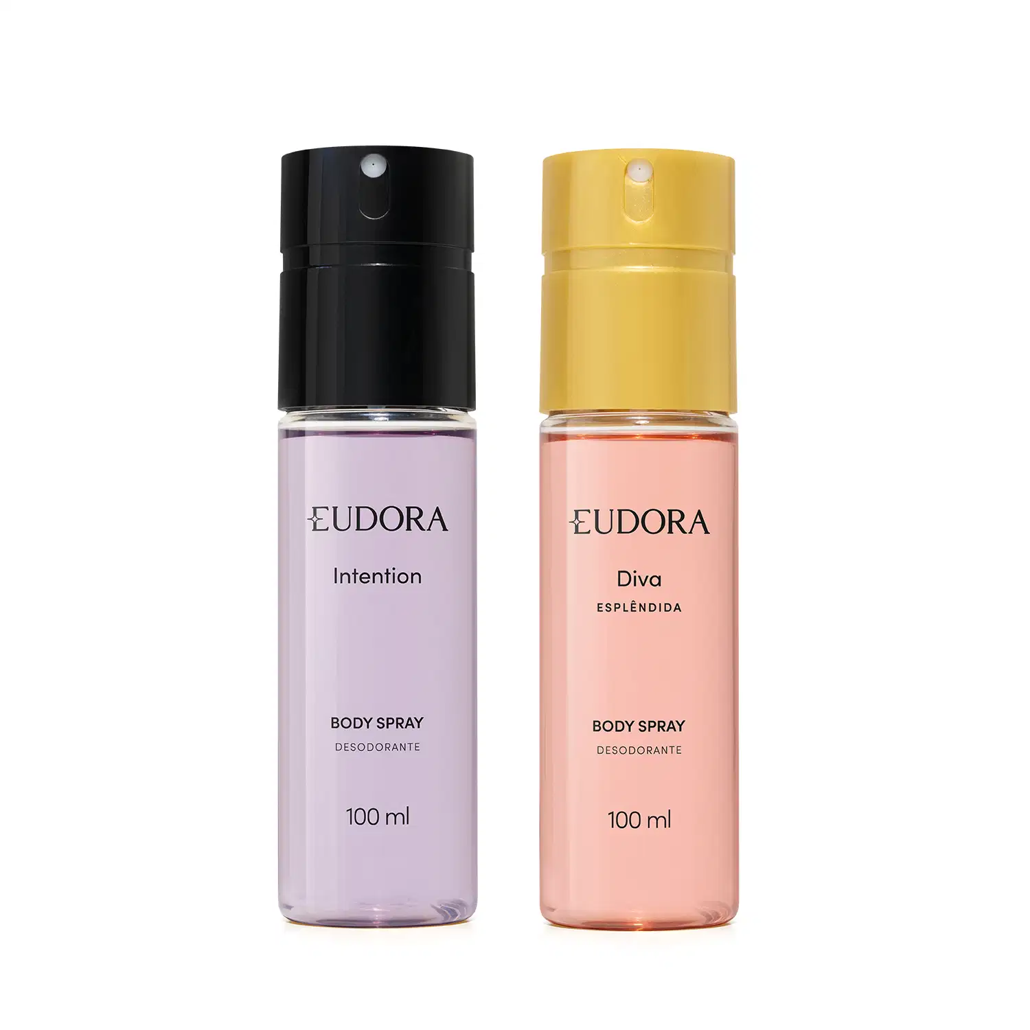 Combo Eudora: Desodorante Body Spray Intention 100ml + Desodorante Body Spray Diva Esplêndida 100ml
