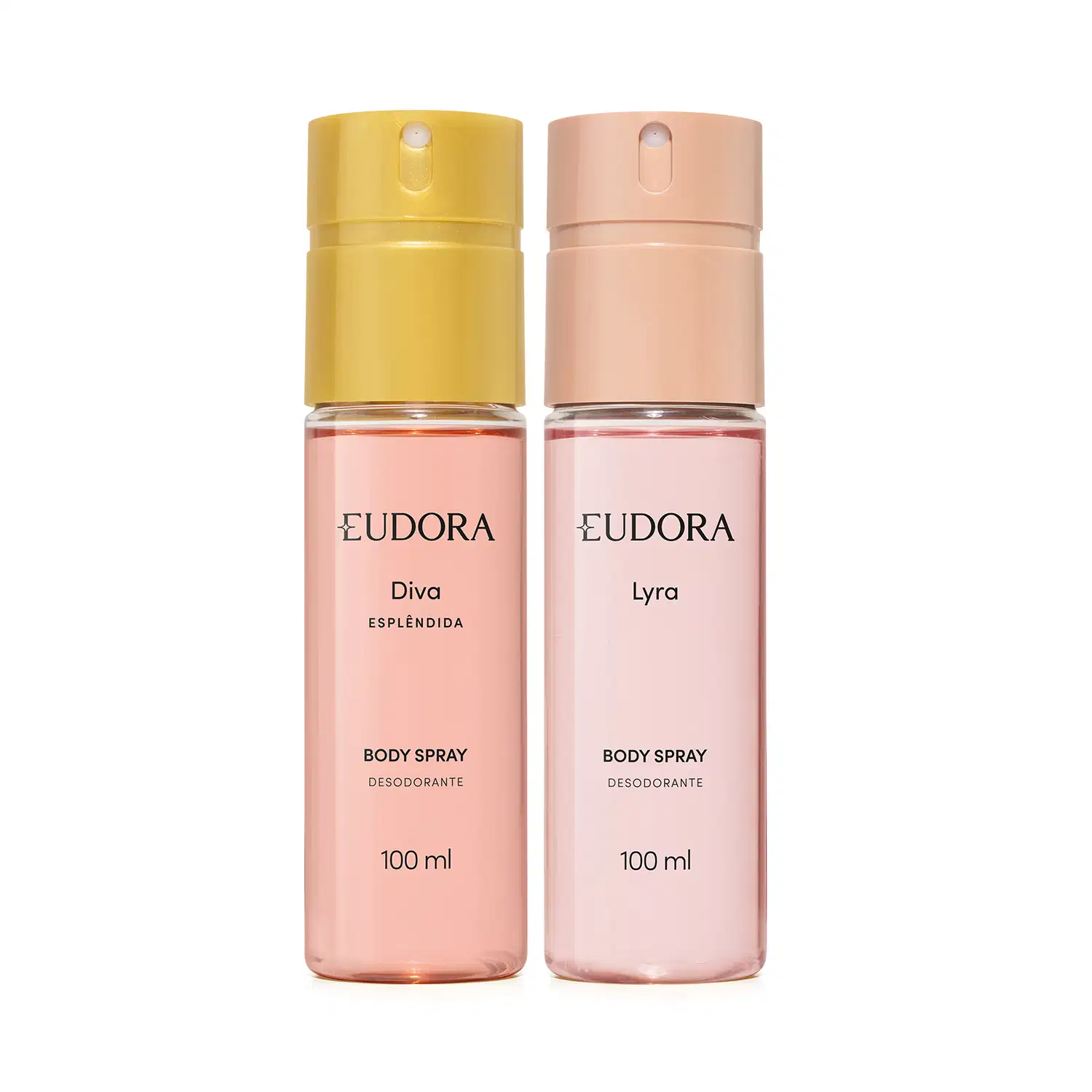 Combo Desodorante Body Spray Lyra 100ml + Desodorante Body Spray Diva Esplêndida 100ml