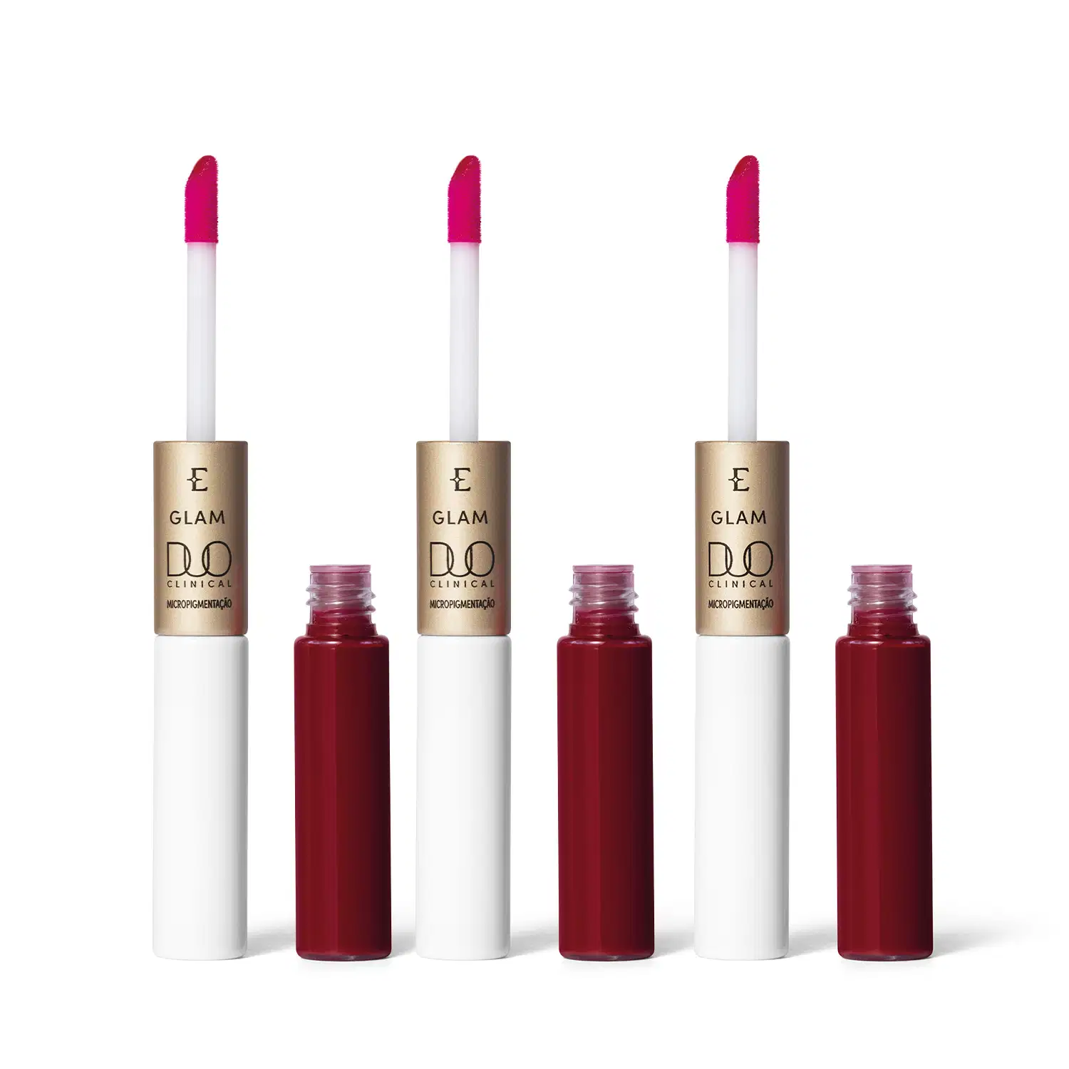 Combo Glam Duo Clinical Batom Vermelho Imprescindível (3 itens)