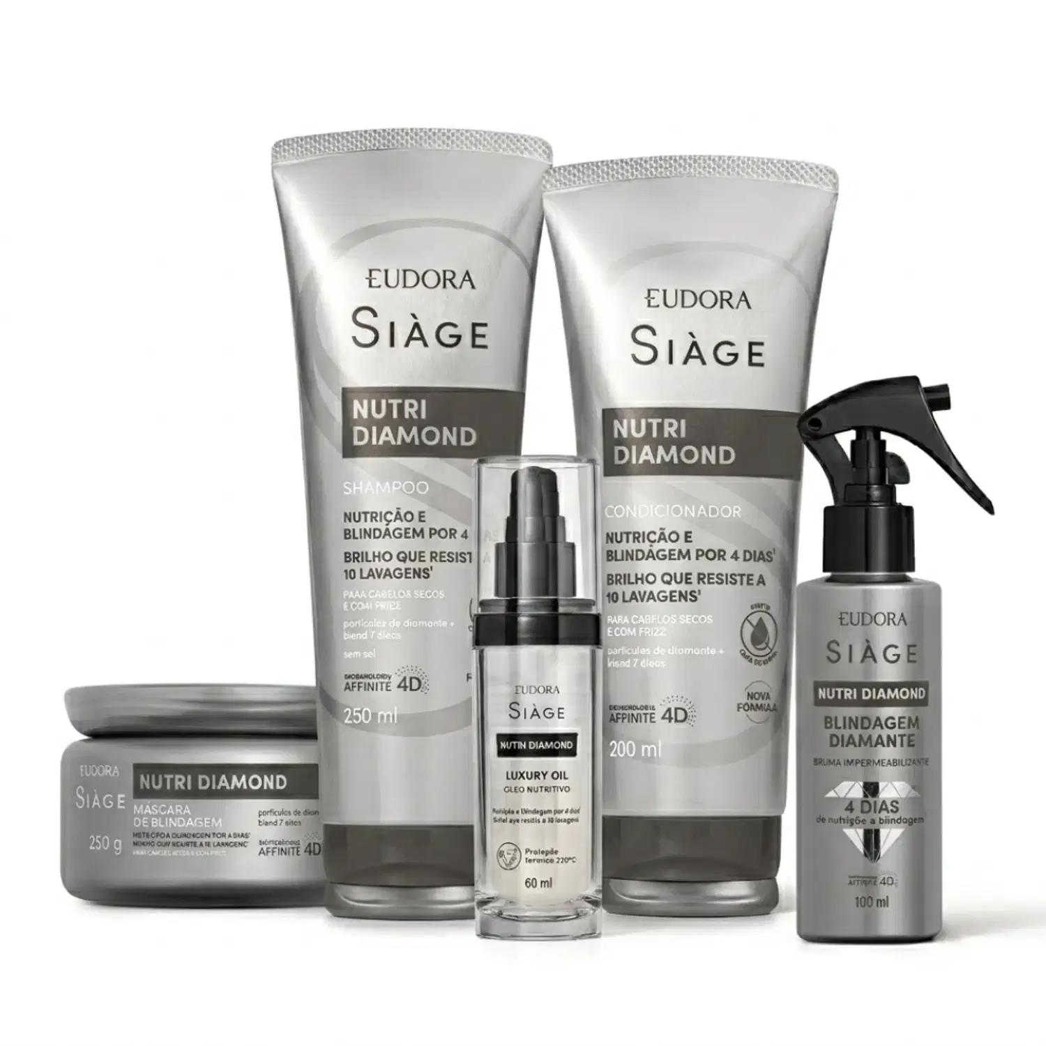 Combo Siàge Nutri Diamond (5 itens)