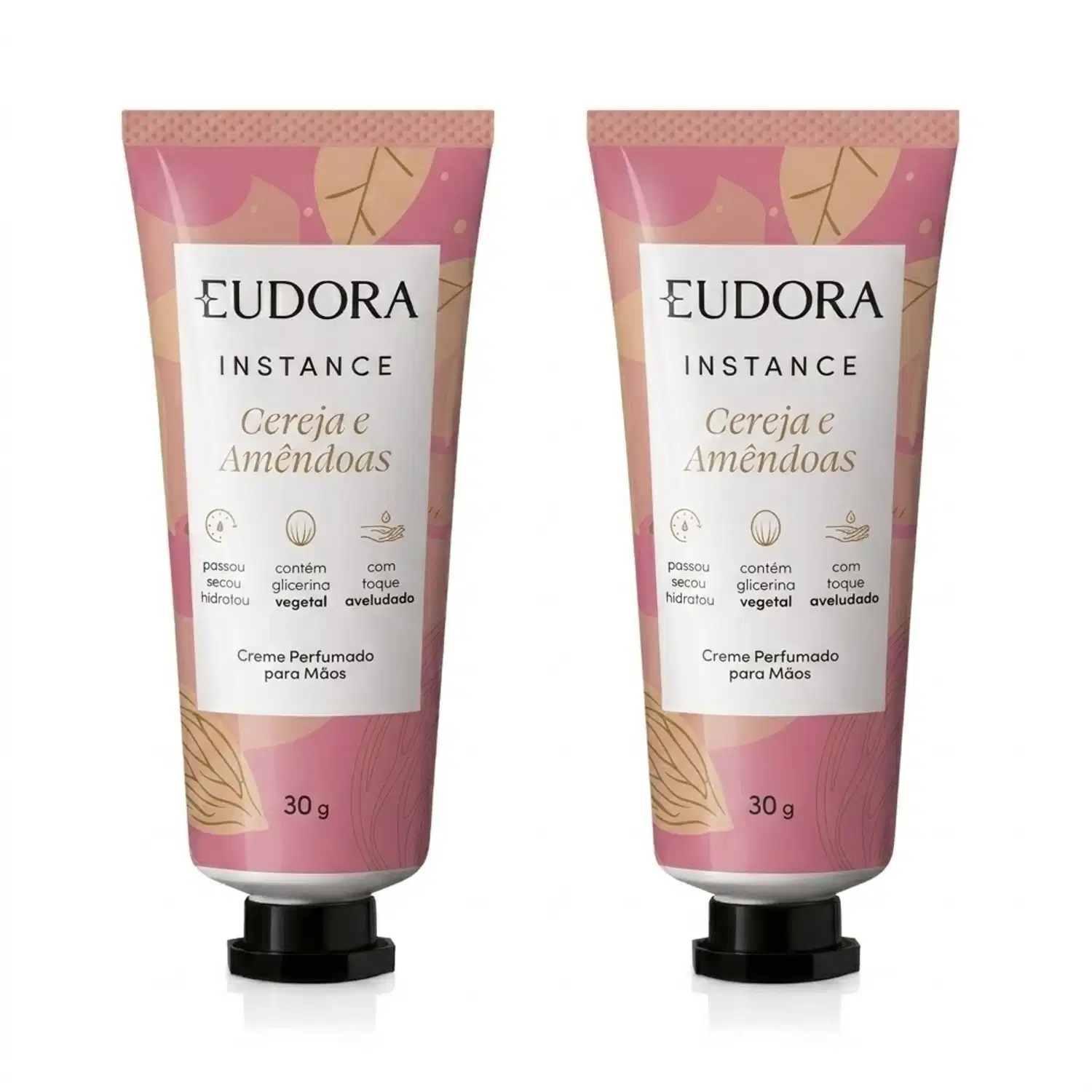 Combo Instance Cereja e Amêndoas: Creme para Mãos 2x30ml