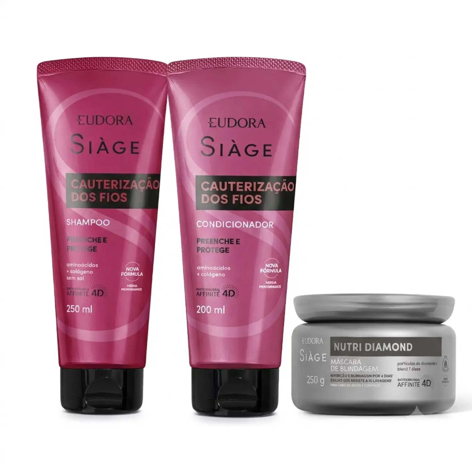 Combo Siàge Cauterização e Nutri Diamond (3 itens)