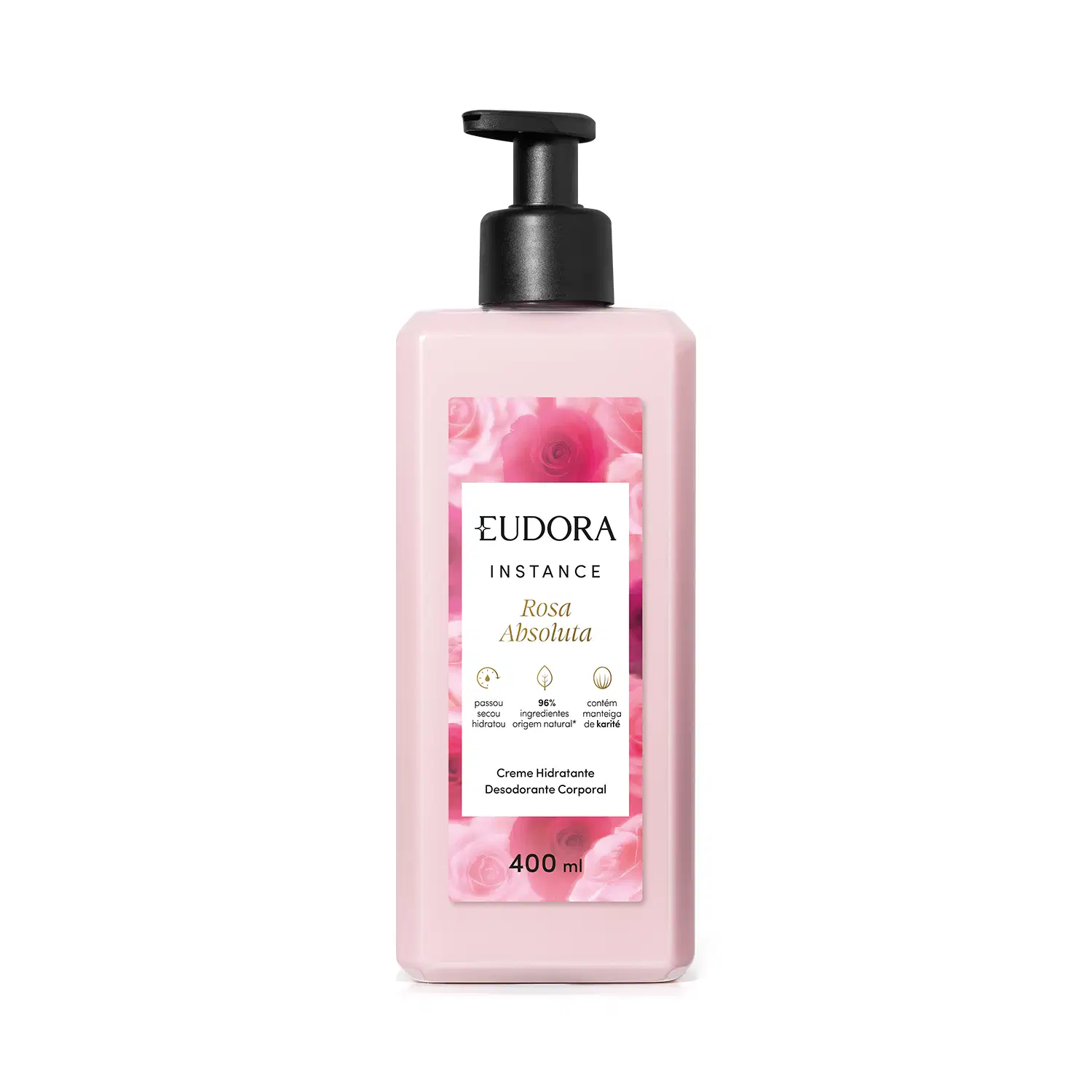 Creme Hidratante Desodorante Corporal Instance Rosa Absoluta 400ml