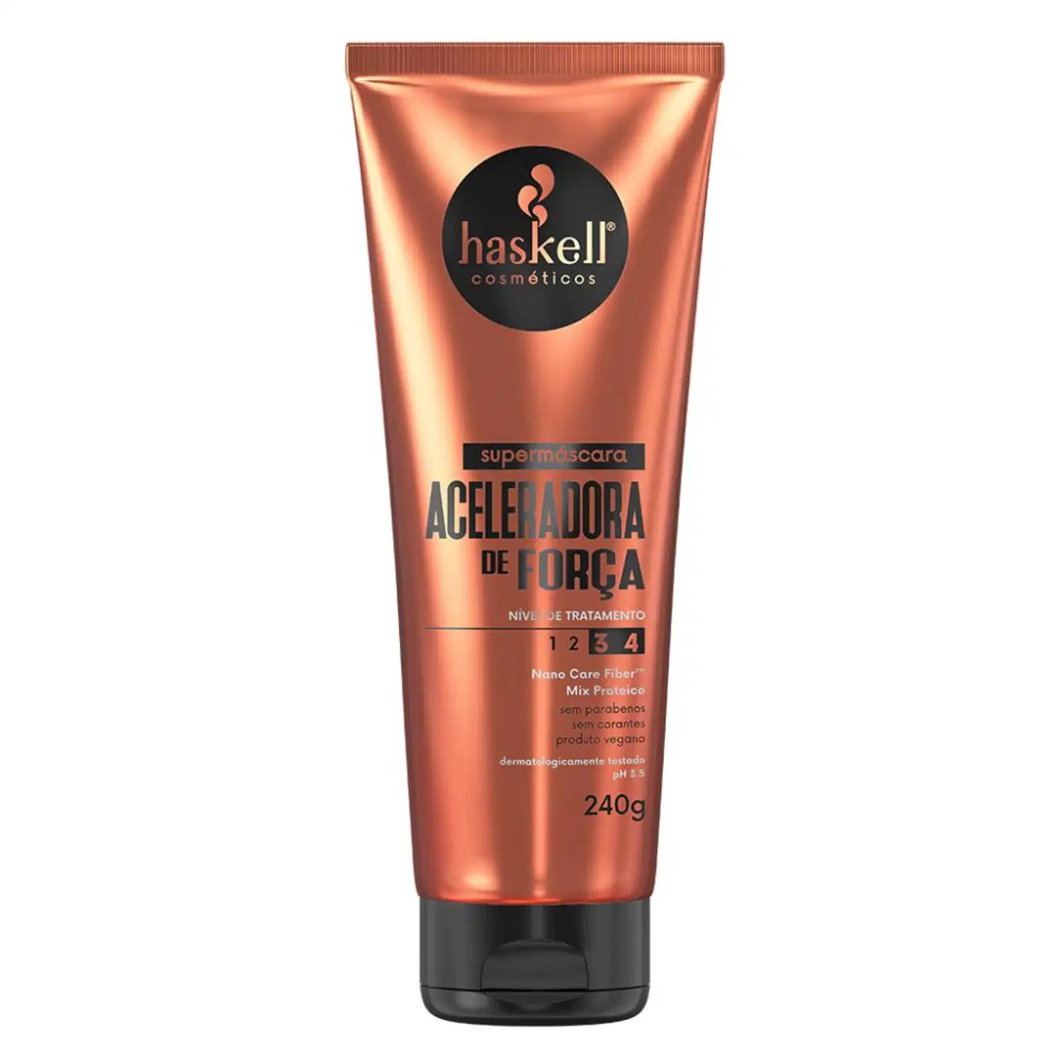Kit Supermáscaras Haskell Aceleradora de Força e Acidificante Redutor de pH 240g