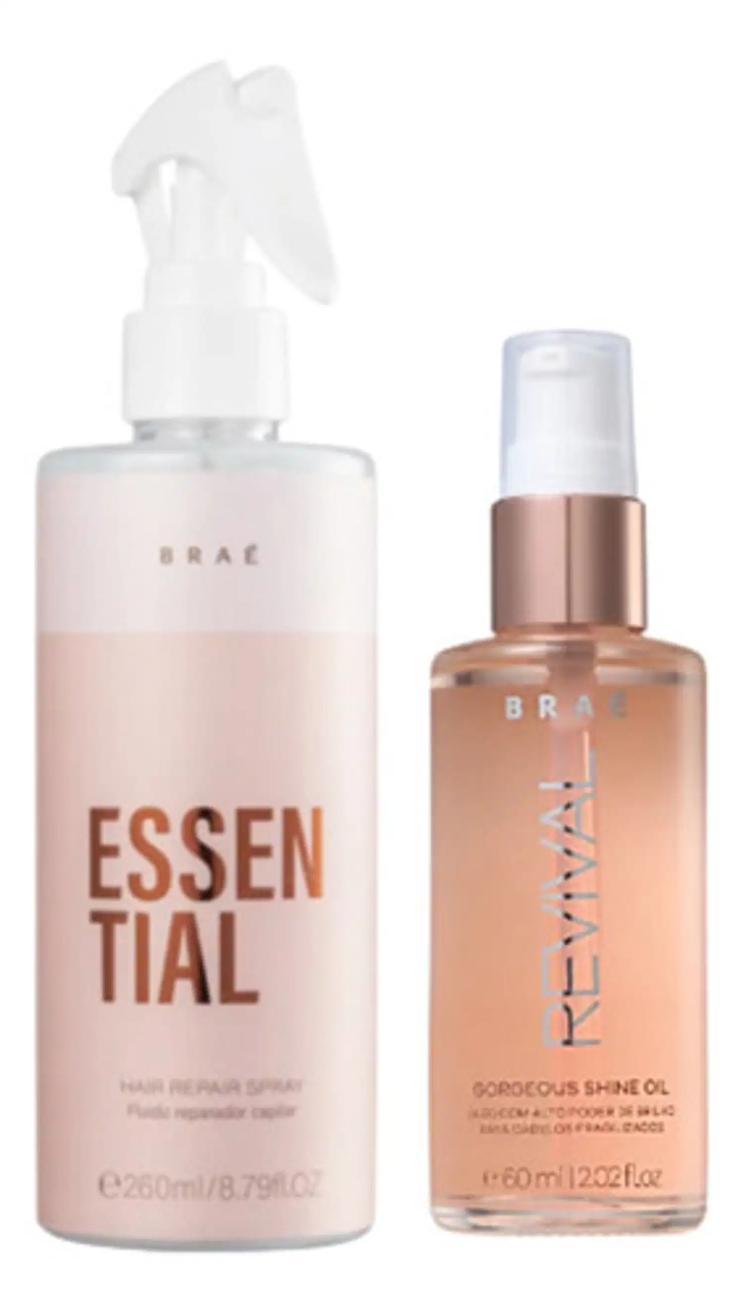 Braé Kit Essential 260ml+ Óleo Shine Revival 60ml