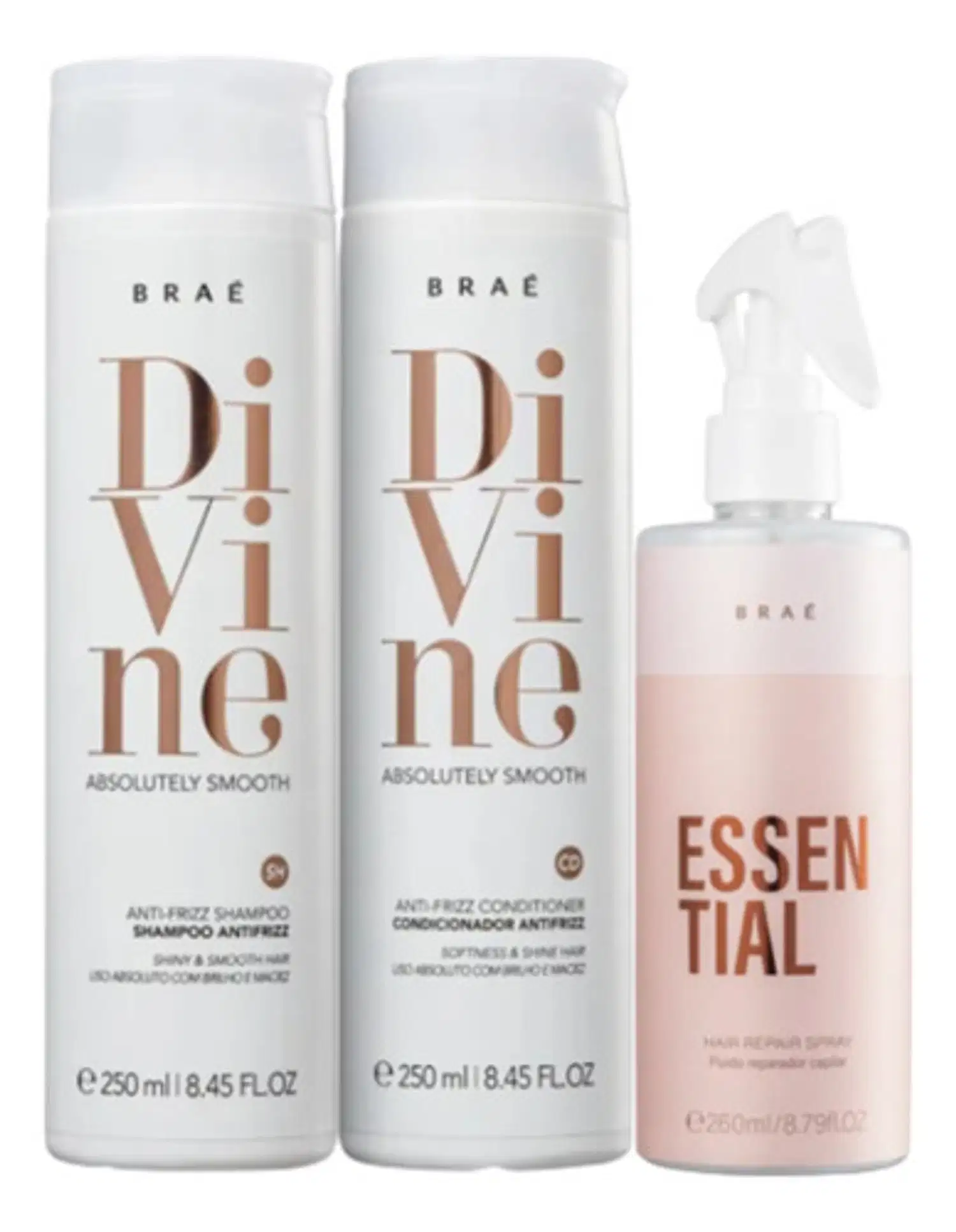 Brae Divine Shampoo Condicionador e Essential 260ml