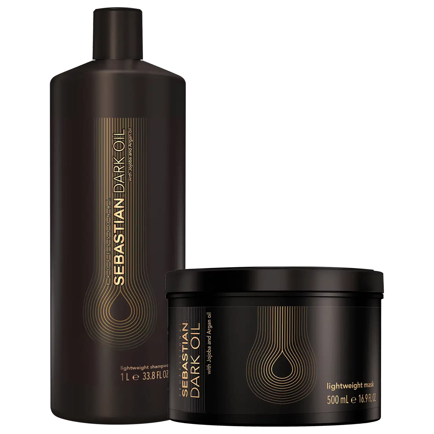 Kit Sebastian Professional Dark Oil Salon Duo Care (2 Produtos)