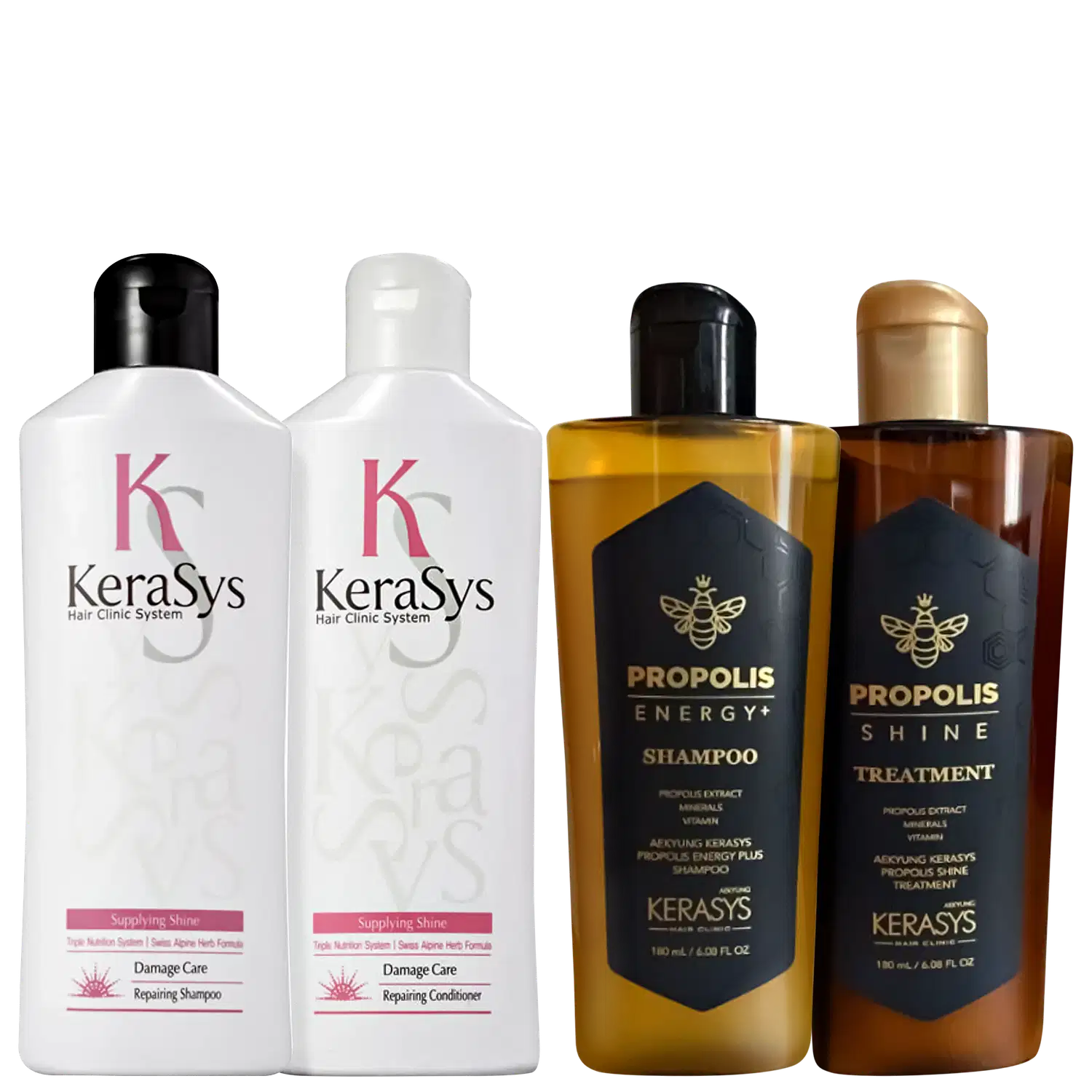 Kit Kerasys Própolis + Repairing Quarteto (4 Produtos)