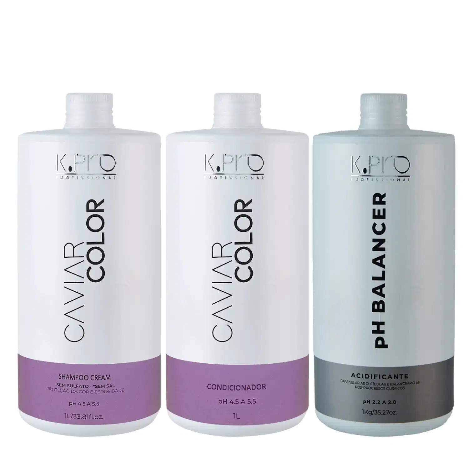 Kit K.Pro Caviar Color Cream & pH Balancer Salon (3 Produtos) — foto 2