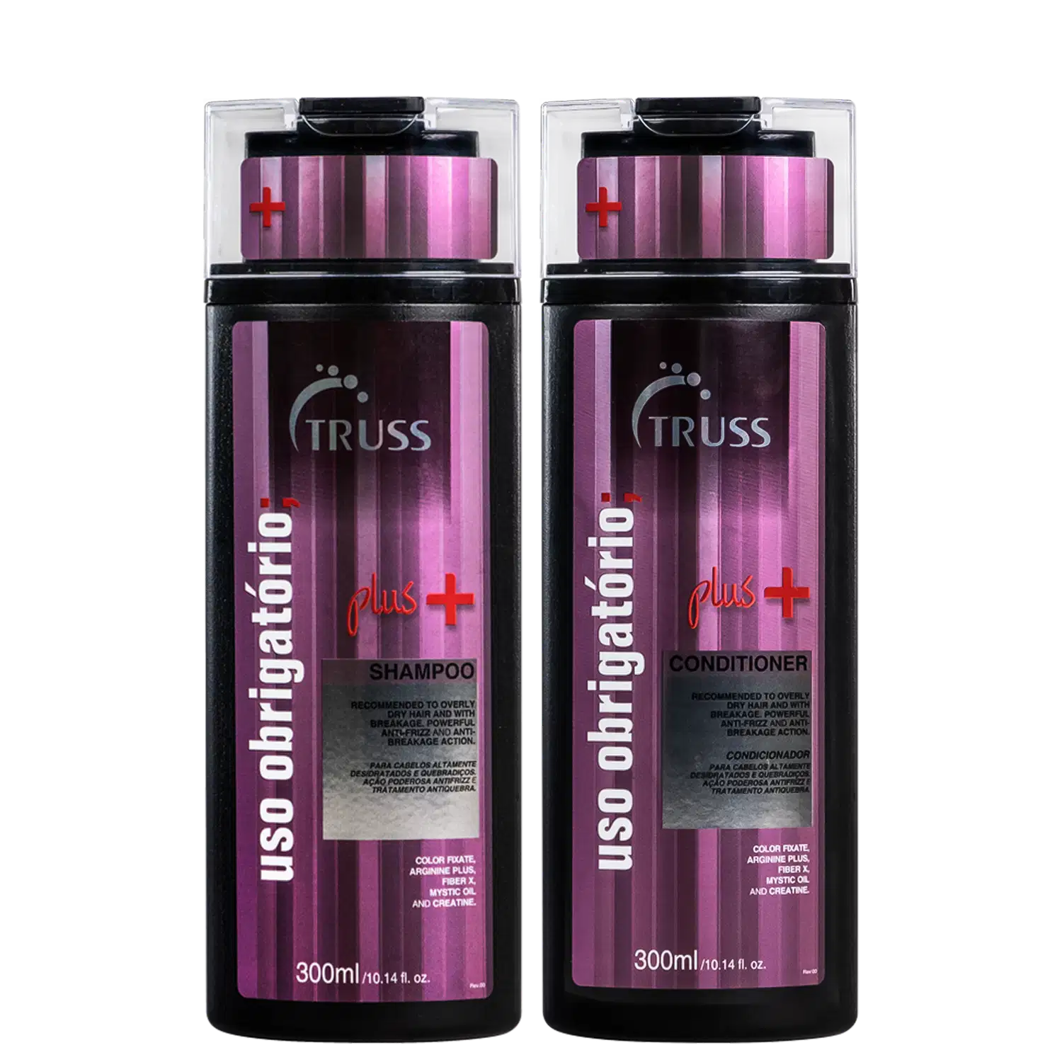 Combo Uso Obrigatório; Plus+: Shampoo 300ml + Condicionador 300ml