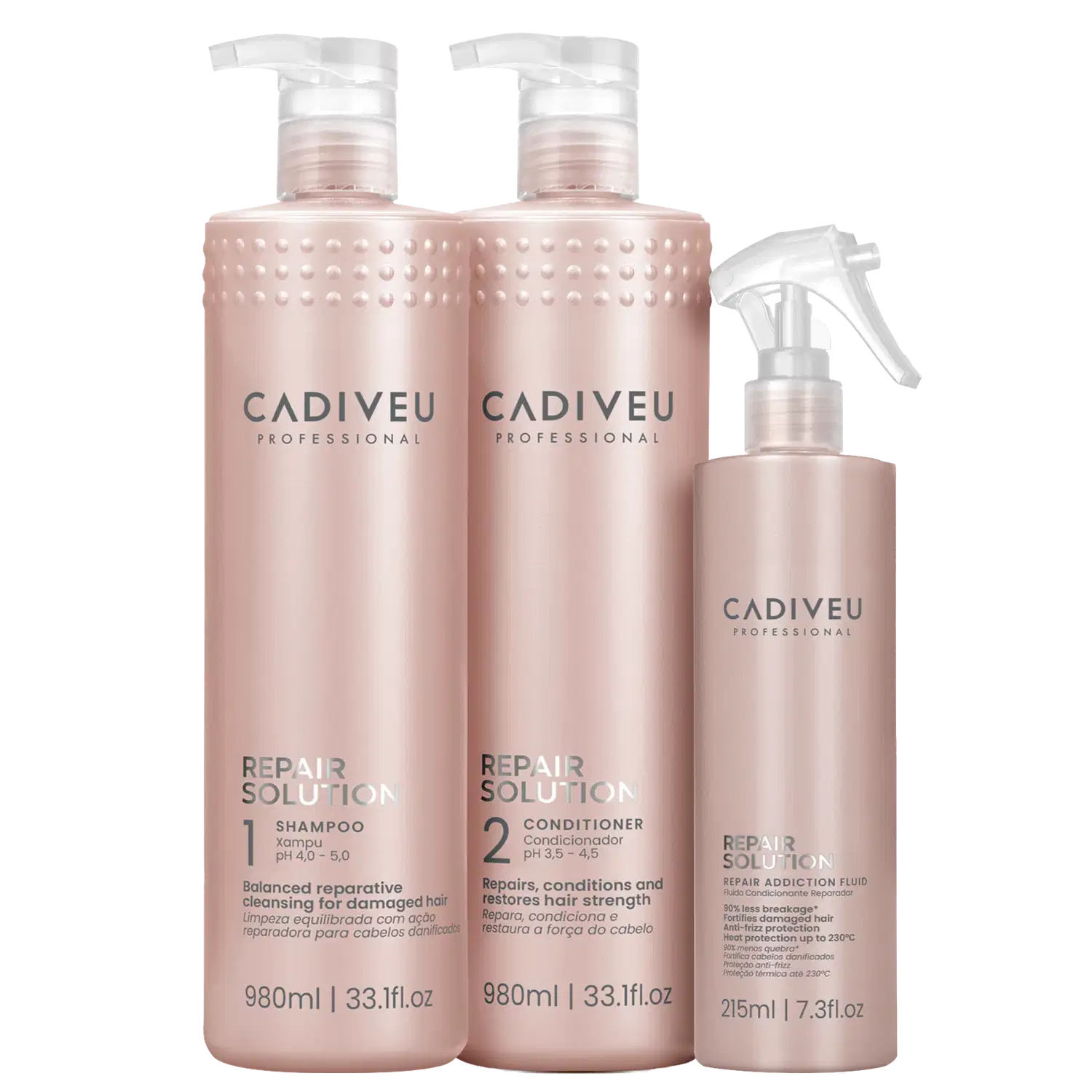 Kit Cadiveu Professional Repair Solution (3 Produtos)