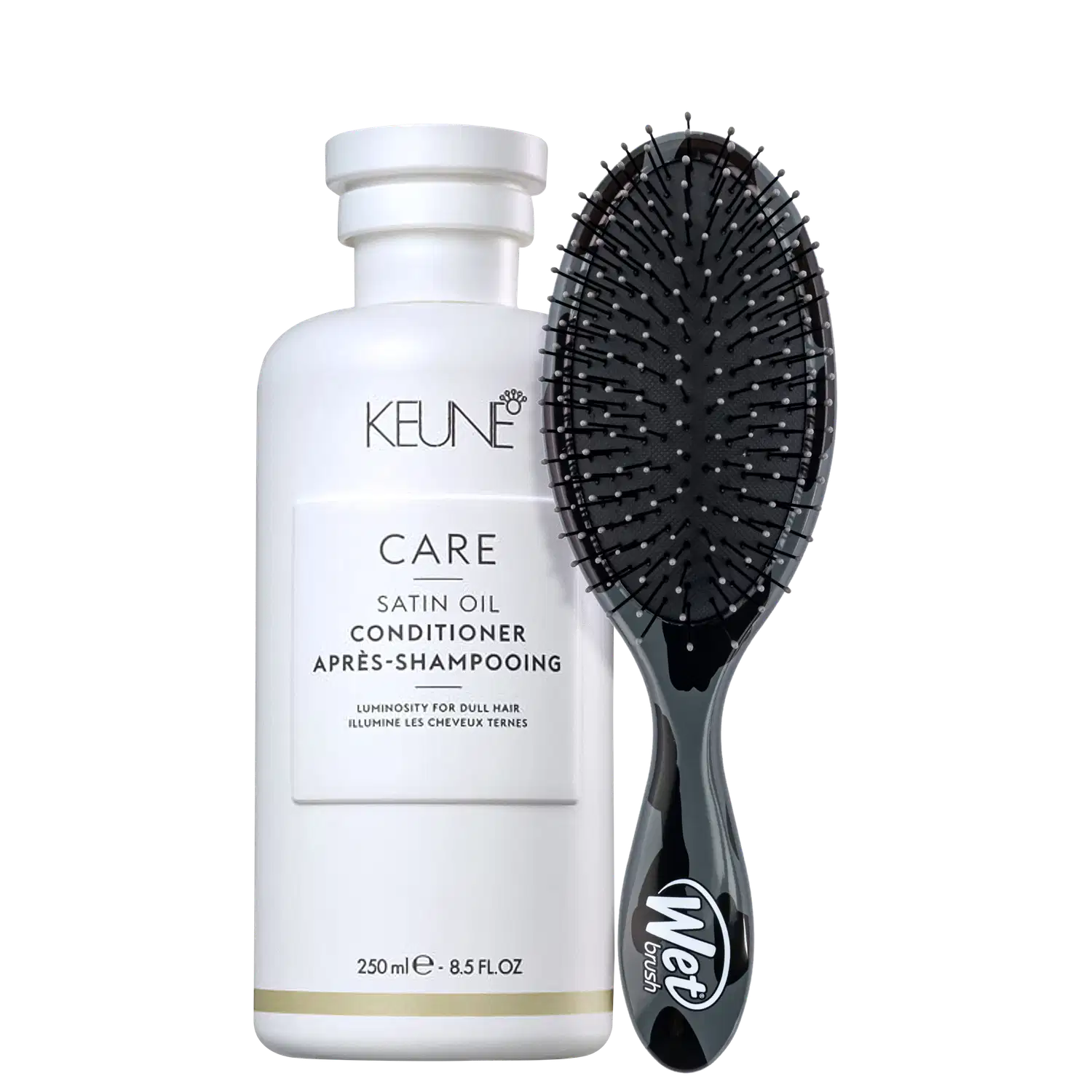 Kit Beleza na Web Keune Care Satin Oil e Wet Brush Detangler Safari Duo (2 Produtos)