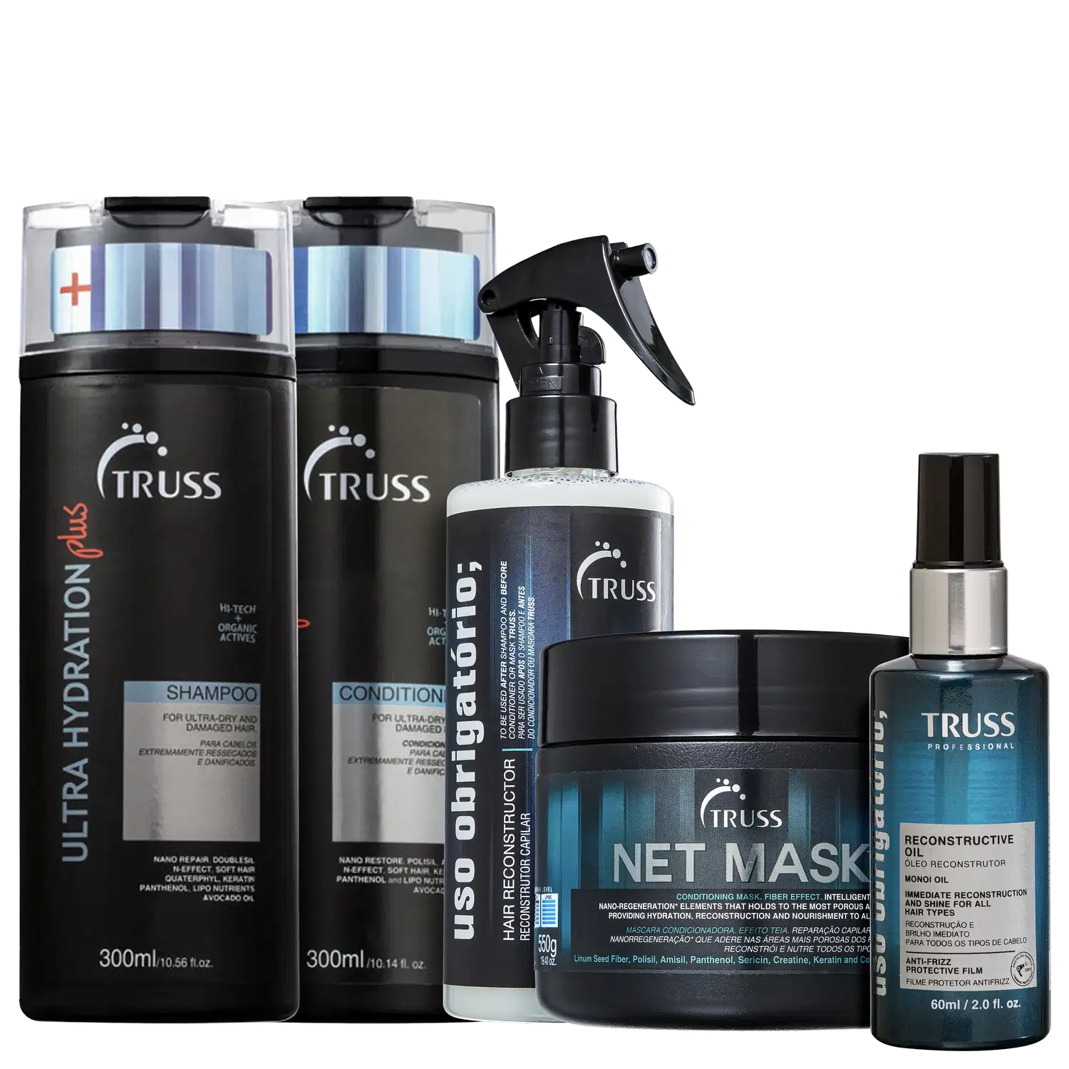 Kit TRUSS Tratamento Intensivo Quinteto (5 Produtos)