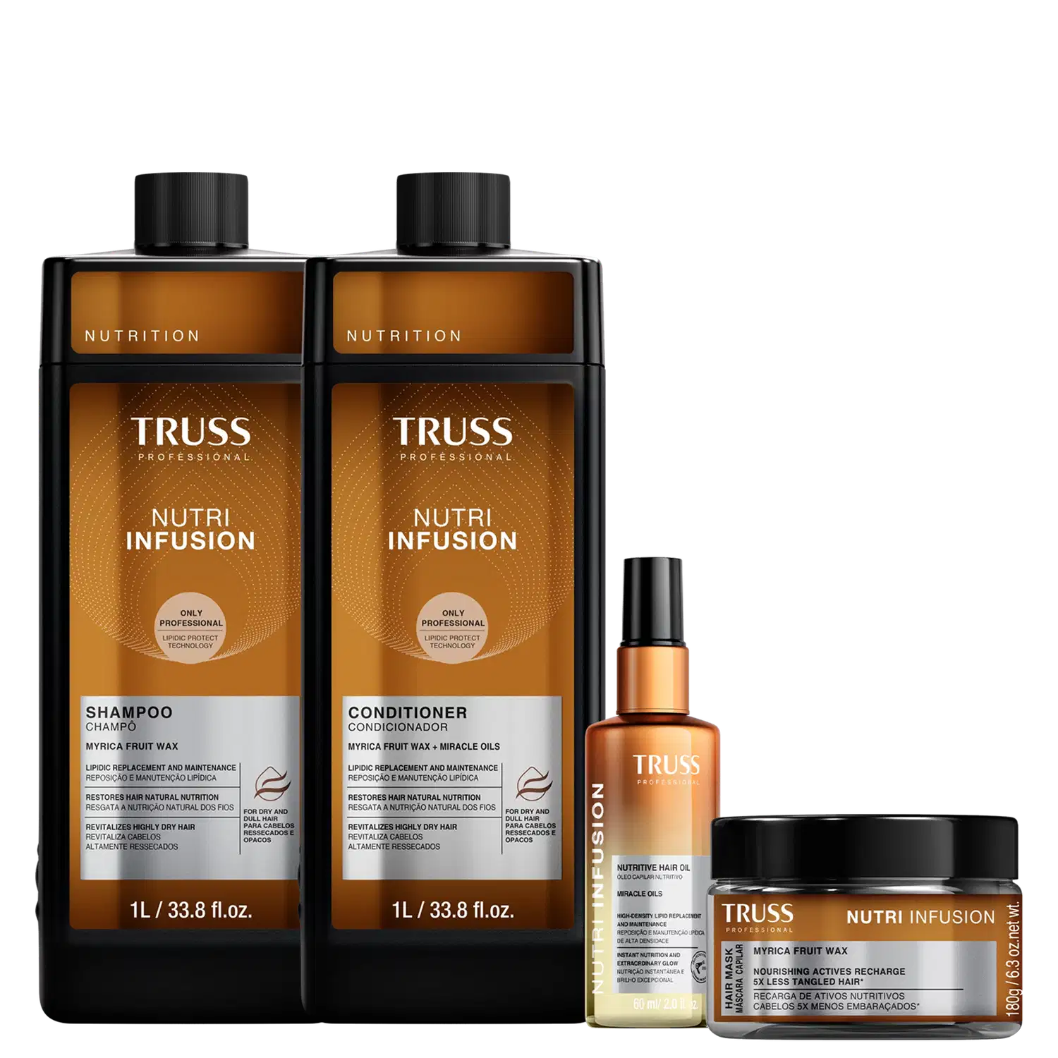 Kit TRUSS Nutri Infusion Quarteto (4 Produtos)