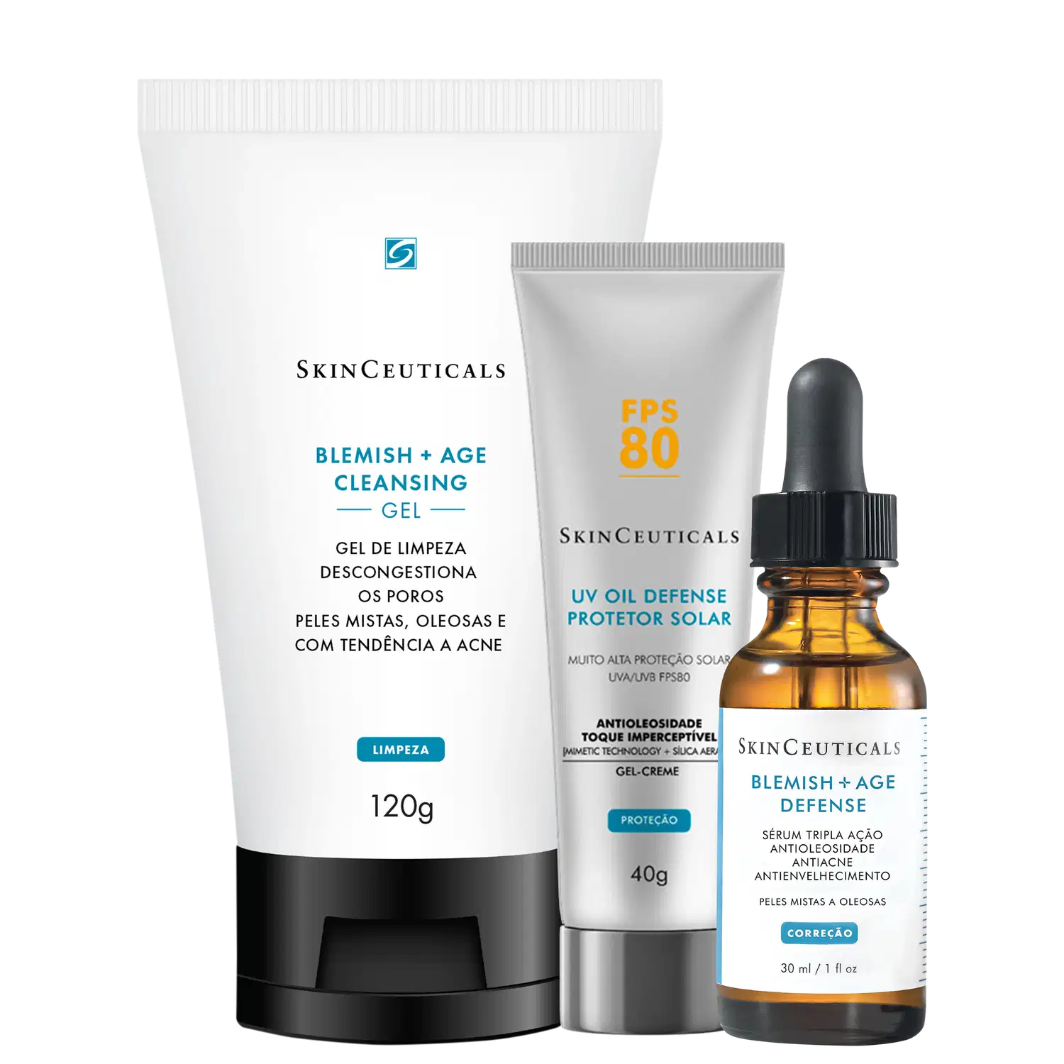 Kit SkinCeuticals Trio Blemish Antioleosidade + Limpeza (3 Produtos)