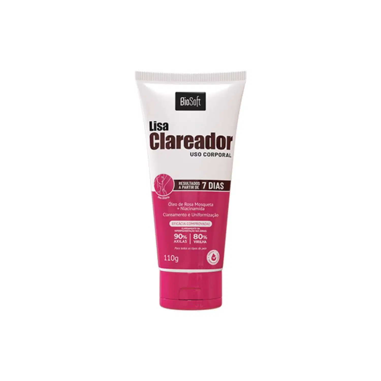 Lisa Clareador Corporal Bio Soft Uniformiza O Tom Da Pele Suave — foto 2