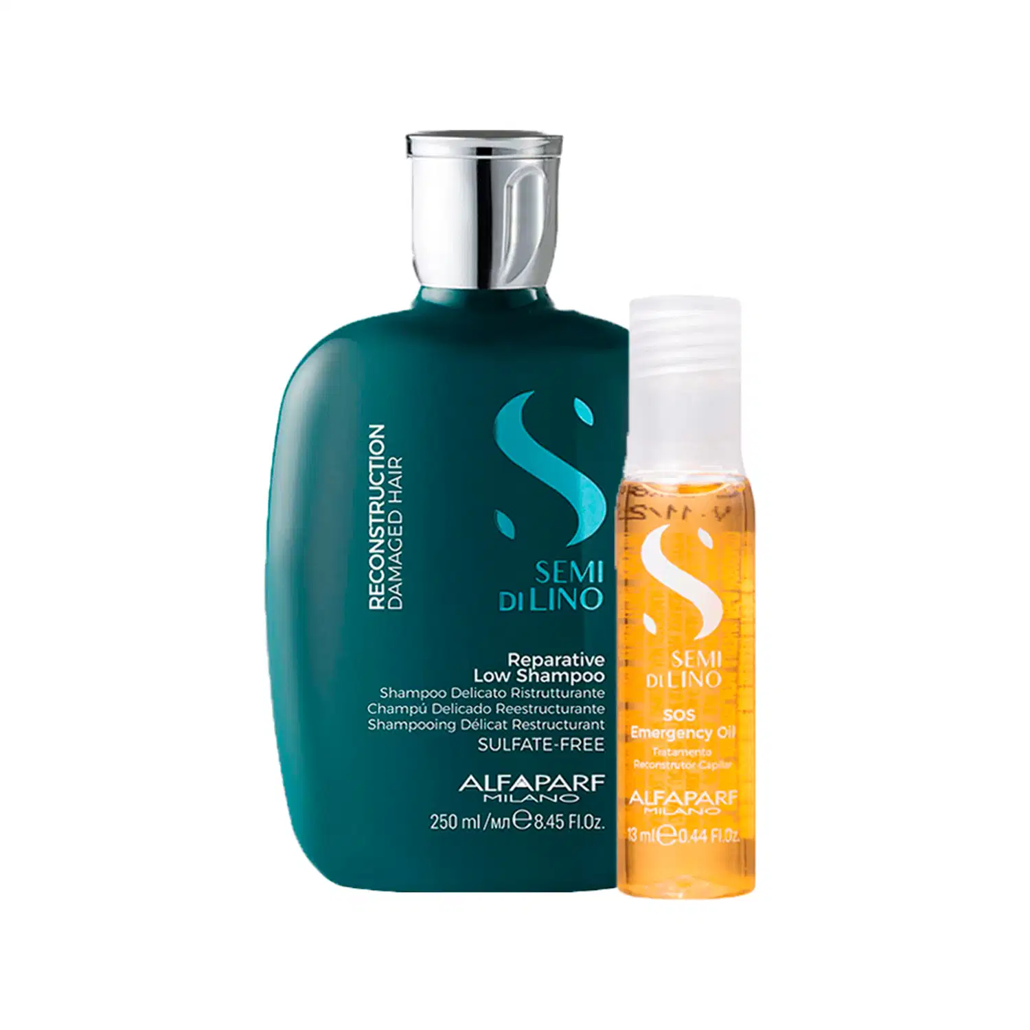 Kit Alfaparf Semi Di Lino Reconstruction Reparative SOS Duo (2 Produtos)