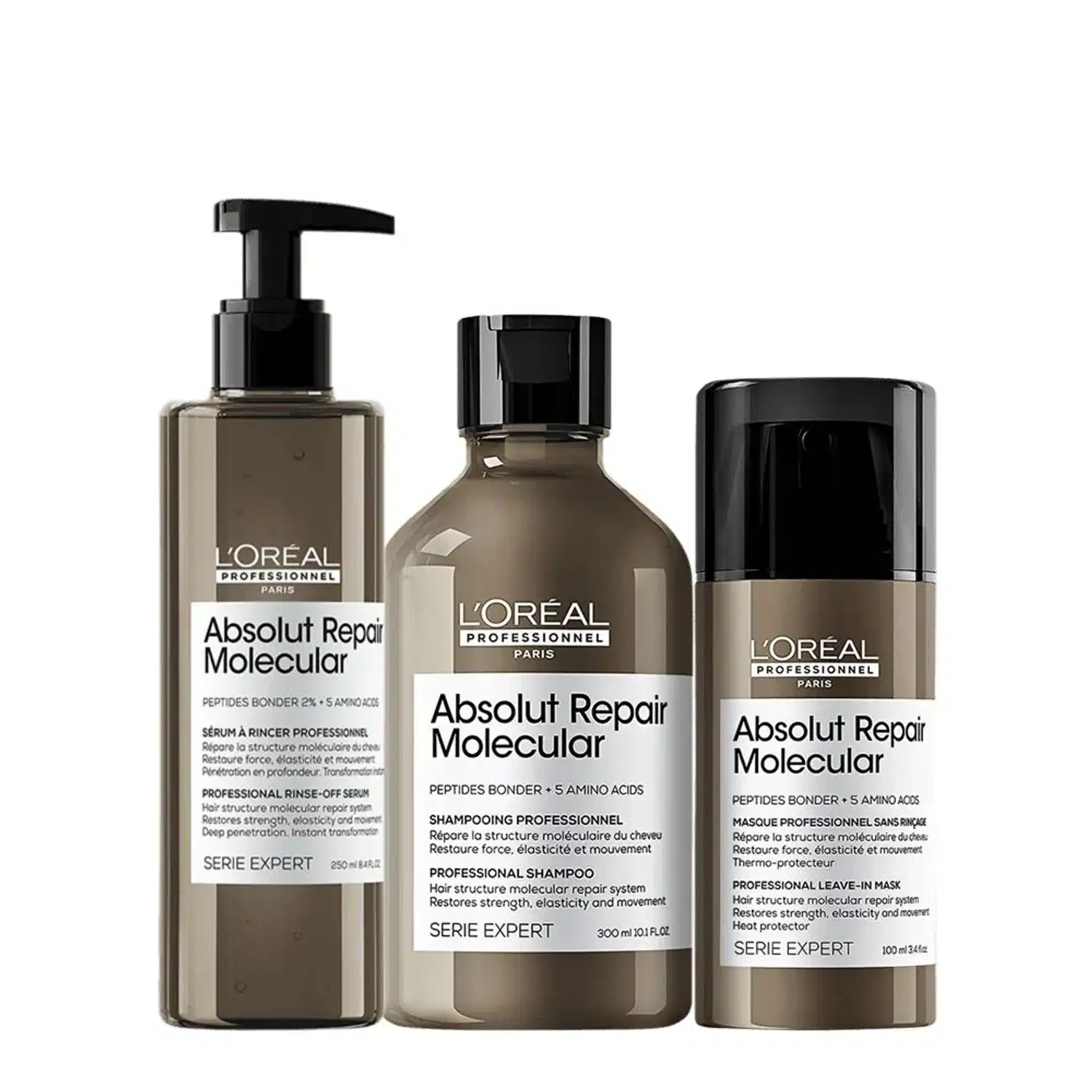 Kit L'Oréal Professionnel Absolut Repair Molecular Trio Sérum (3 Produtos)