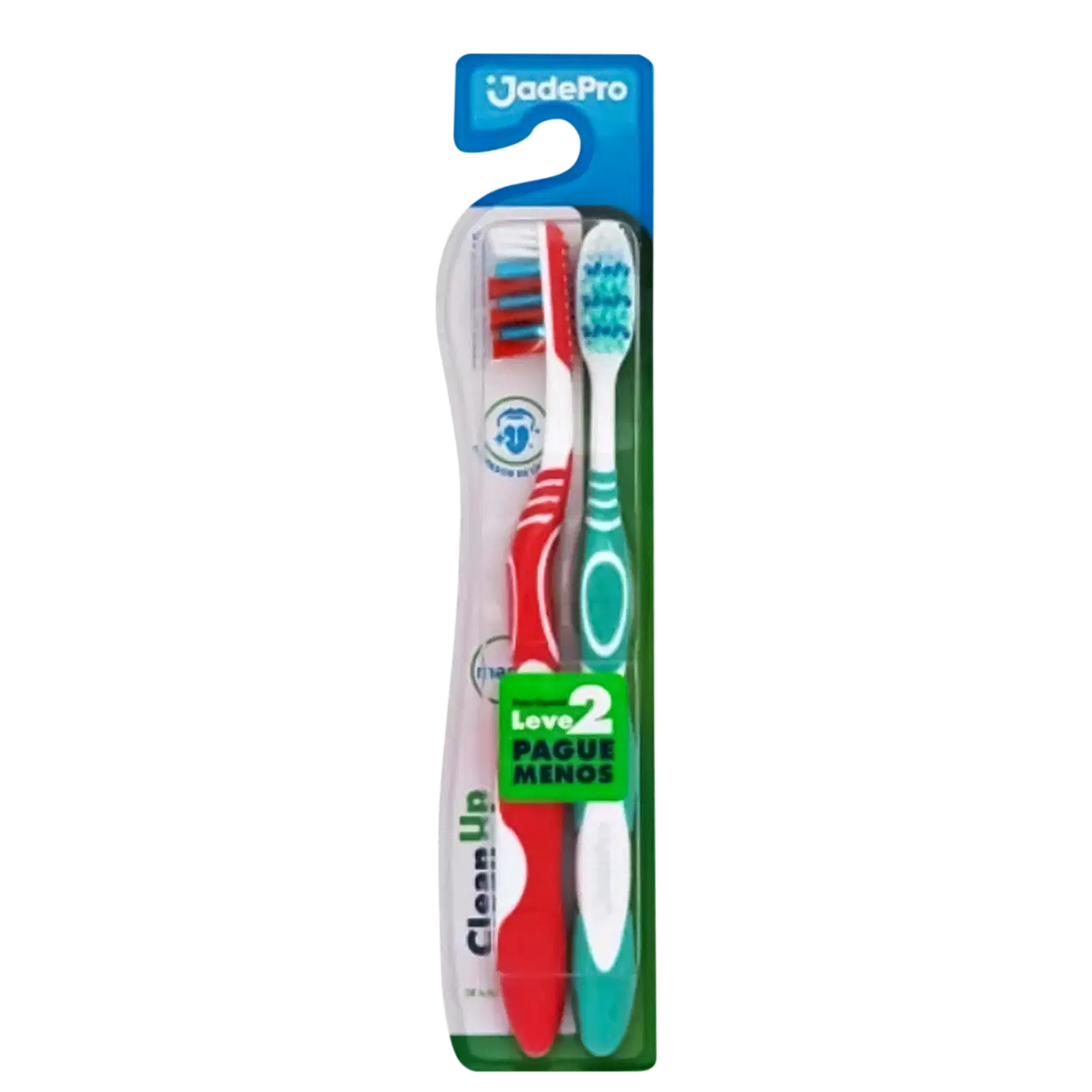 Kit Jadepro Escovas de Dentes Clean Up (2 Unidades)