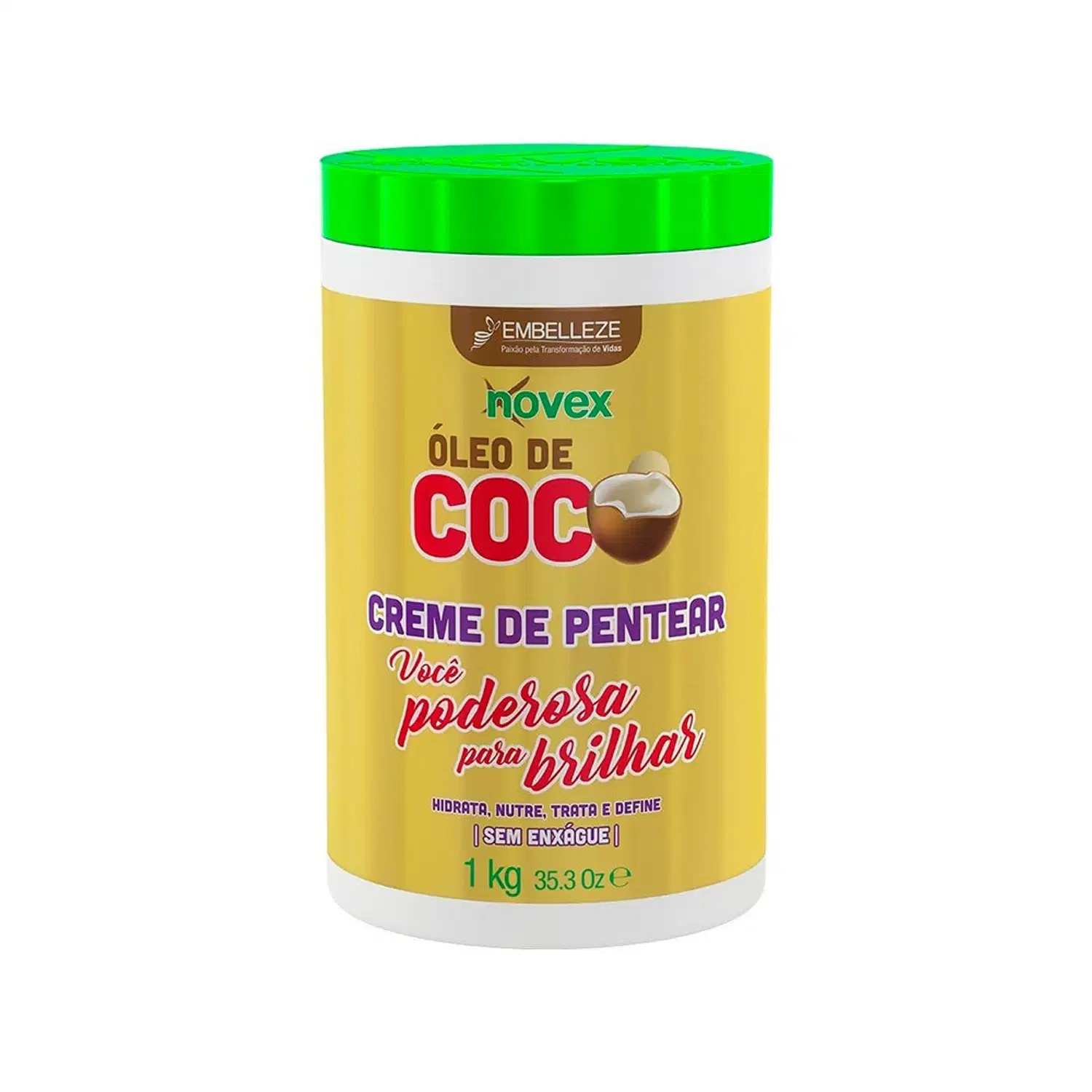 Embelleze Novex Óleo de Coco - Creme para Pentear 1kg