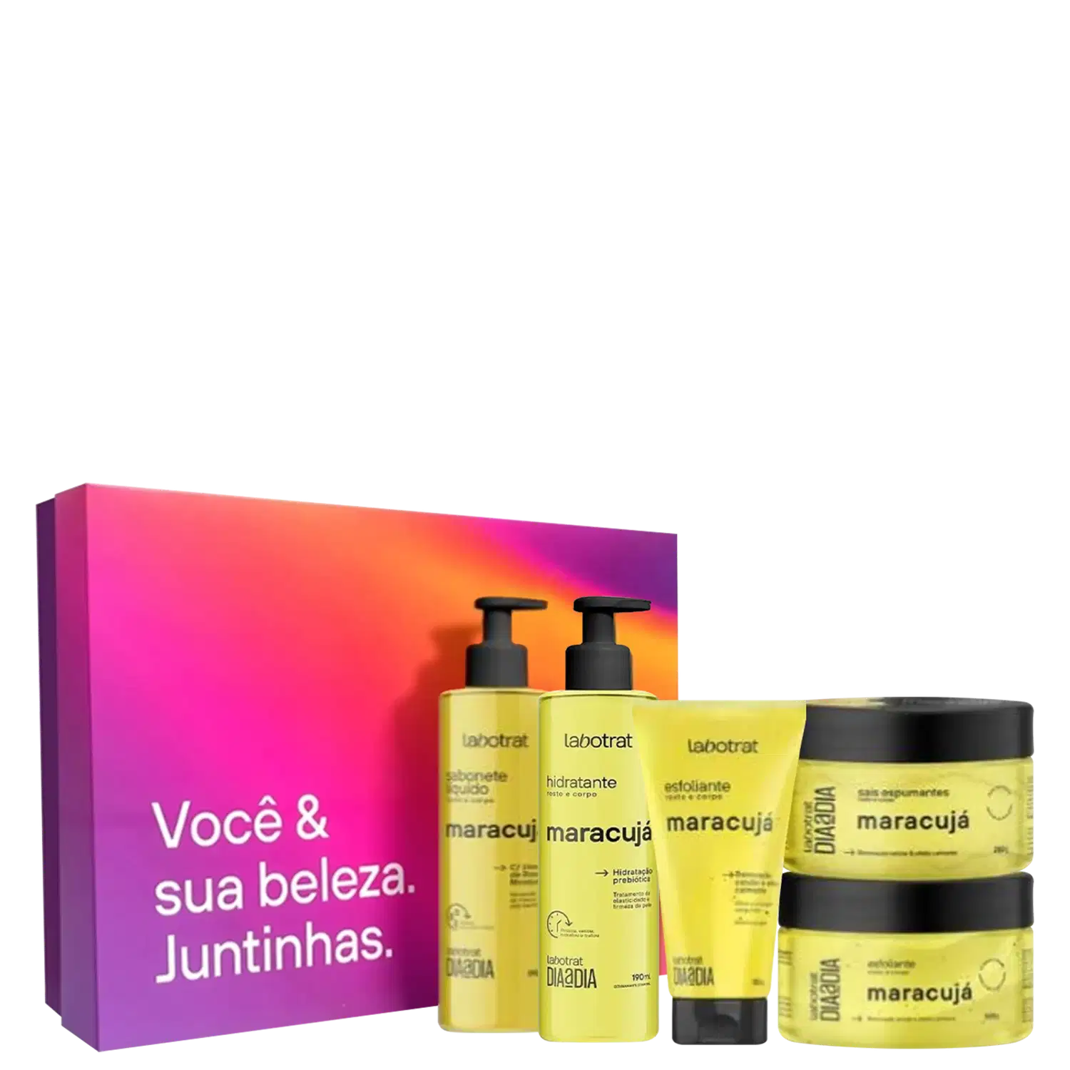 Kit Dia a DIA Experiencia de Banho Maracujá c/5 Iten Labotrat