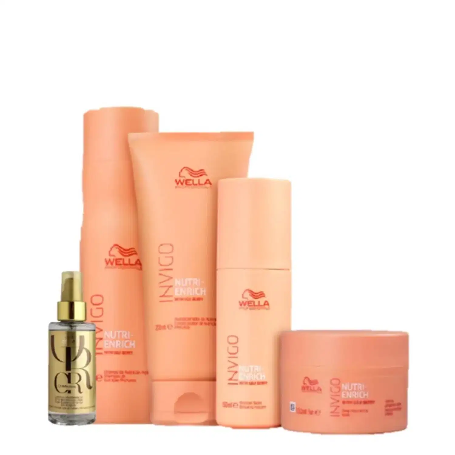 Kit Wella Professionals Invigo Nutri-Enrich Wonder Oil Reflections (5 Produtos)