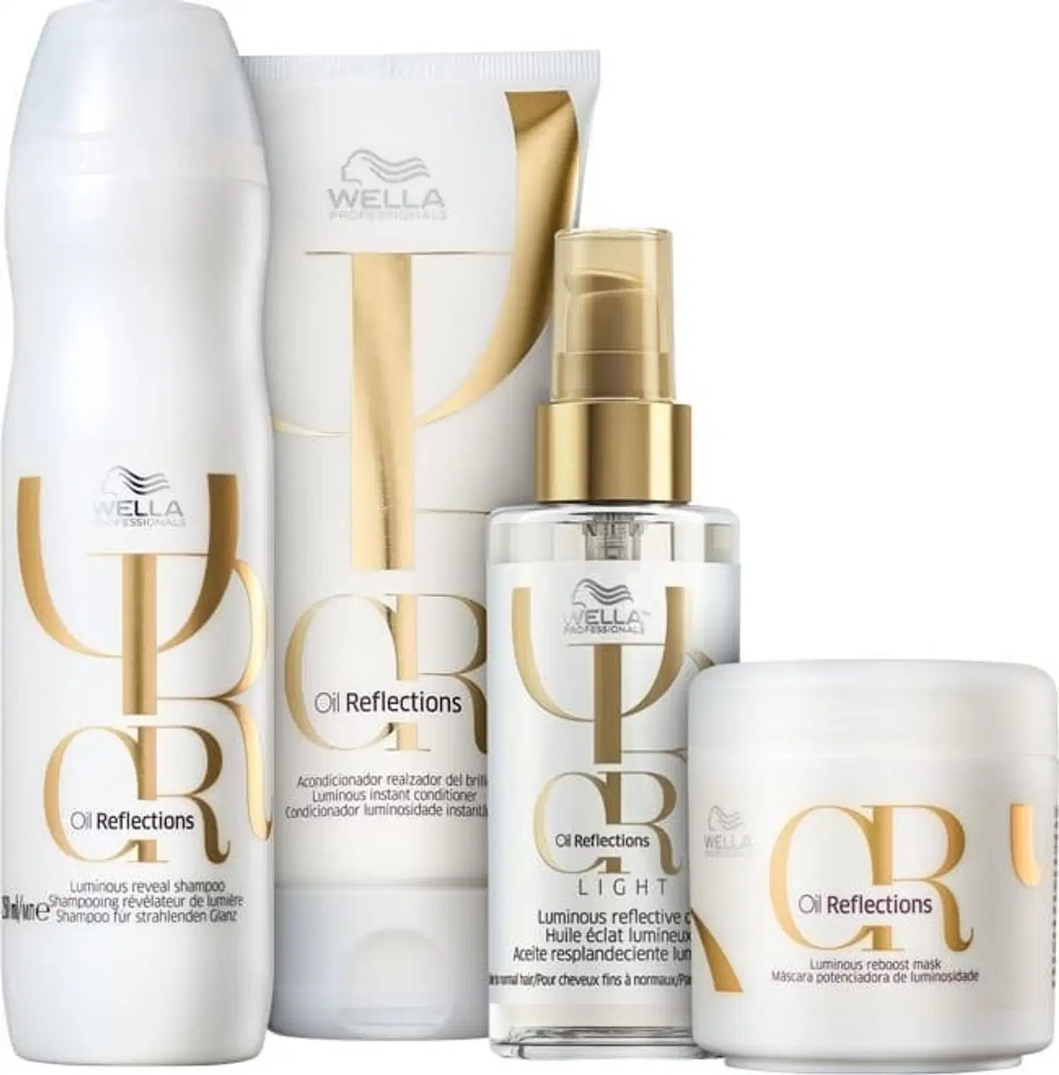 Kit Wella Professionals Oil Reflections Light (4 Produtos)