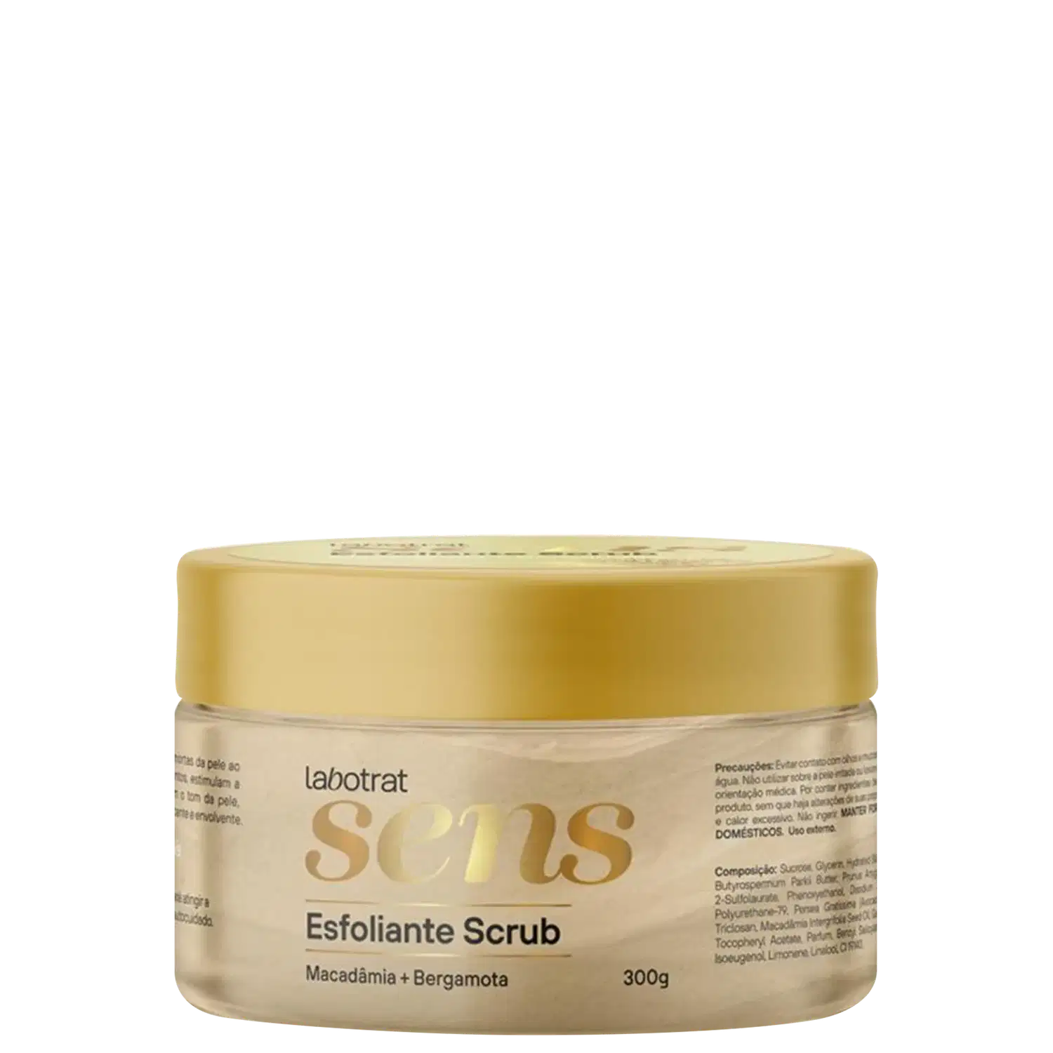 Esfoliante Scrub Macadâmia & Bergamota Sens 300g Labotrat