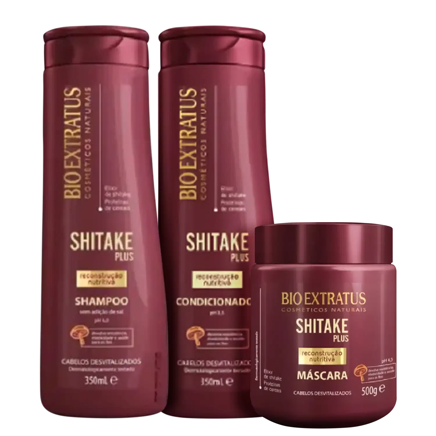 Kit Bio Extratus Shitake Plus (3 Produtos)