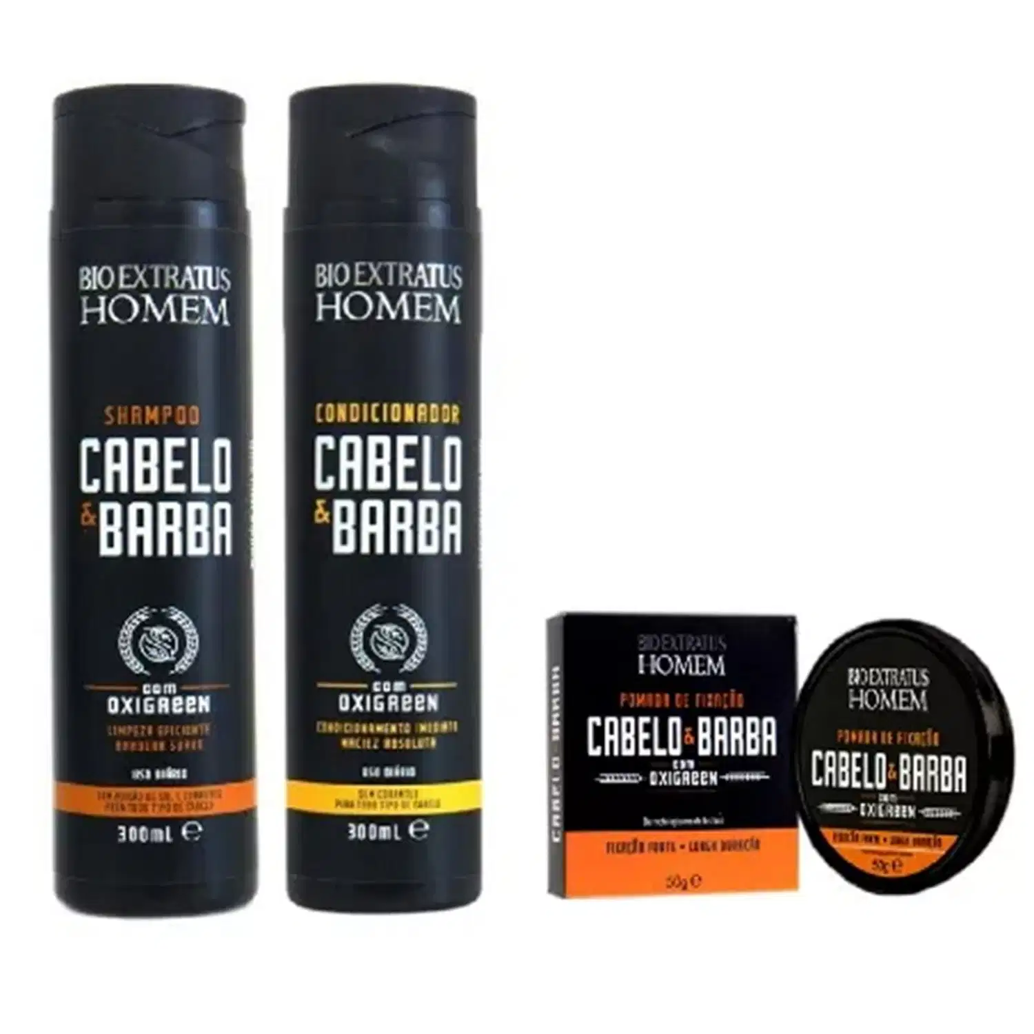 Kit Bio Extratus Homem Cabelo & Barba (3 Produtos)