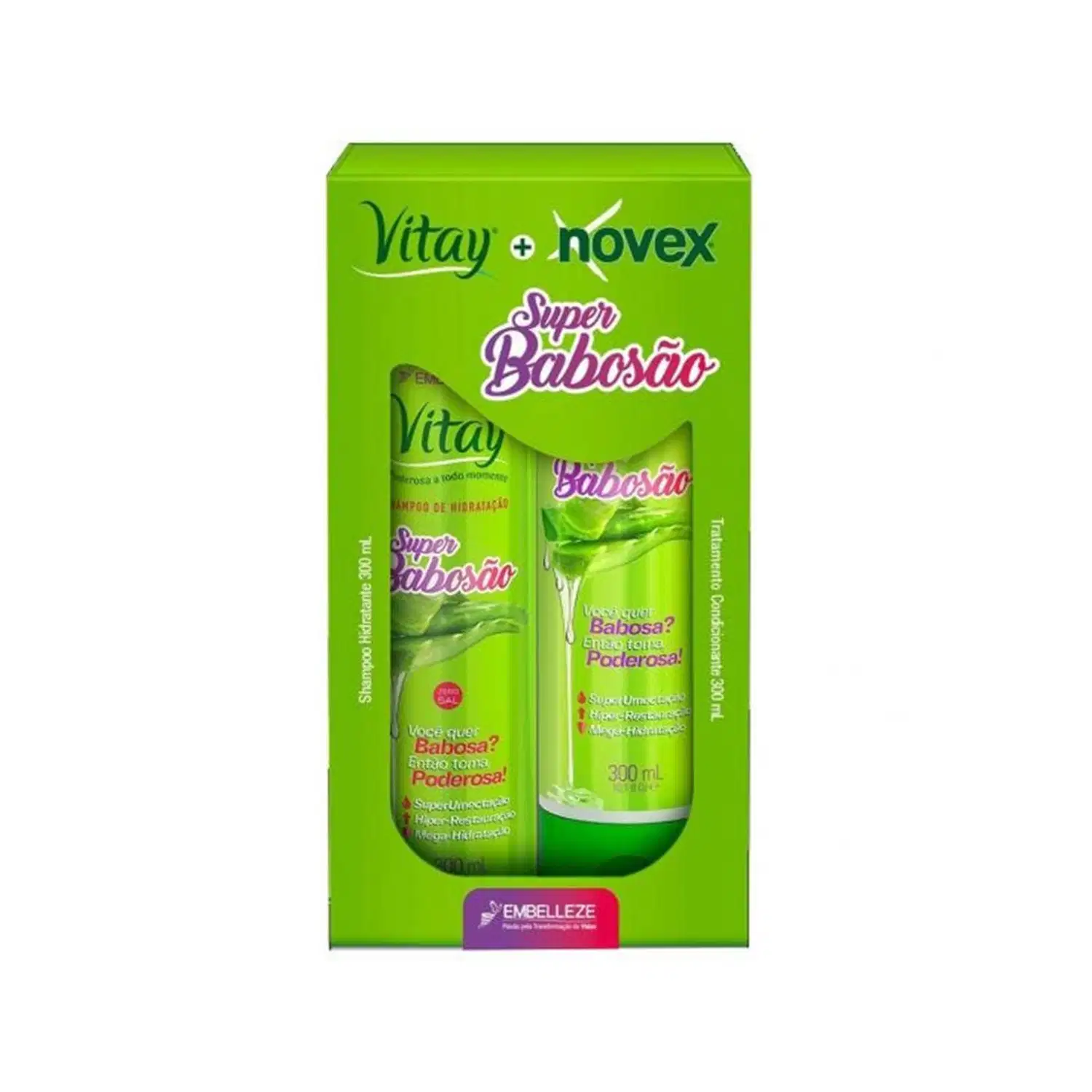 Kit Embeleze Novex Super Babosão (2 Produtos)
