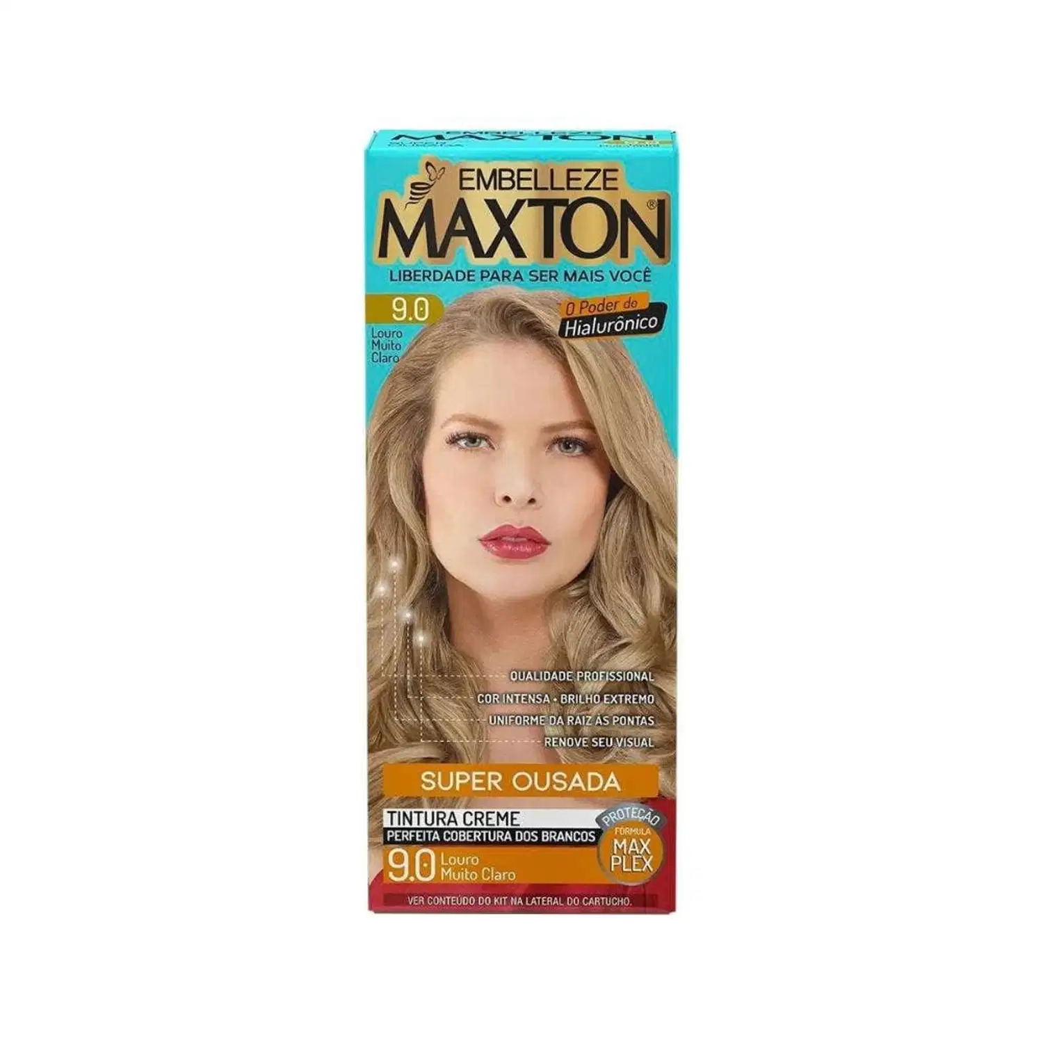 Maxton Louro Muito Claro 9.0 - Tintura Creme 158g