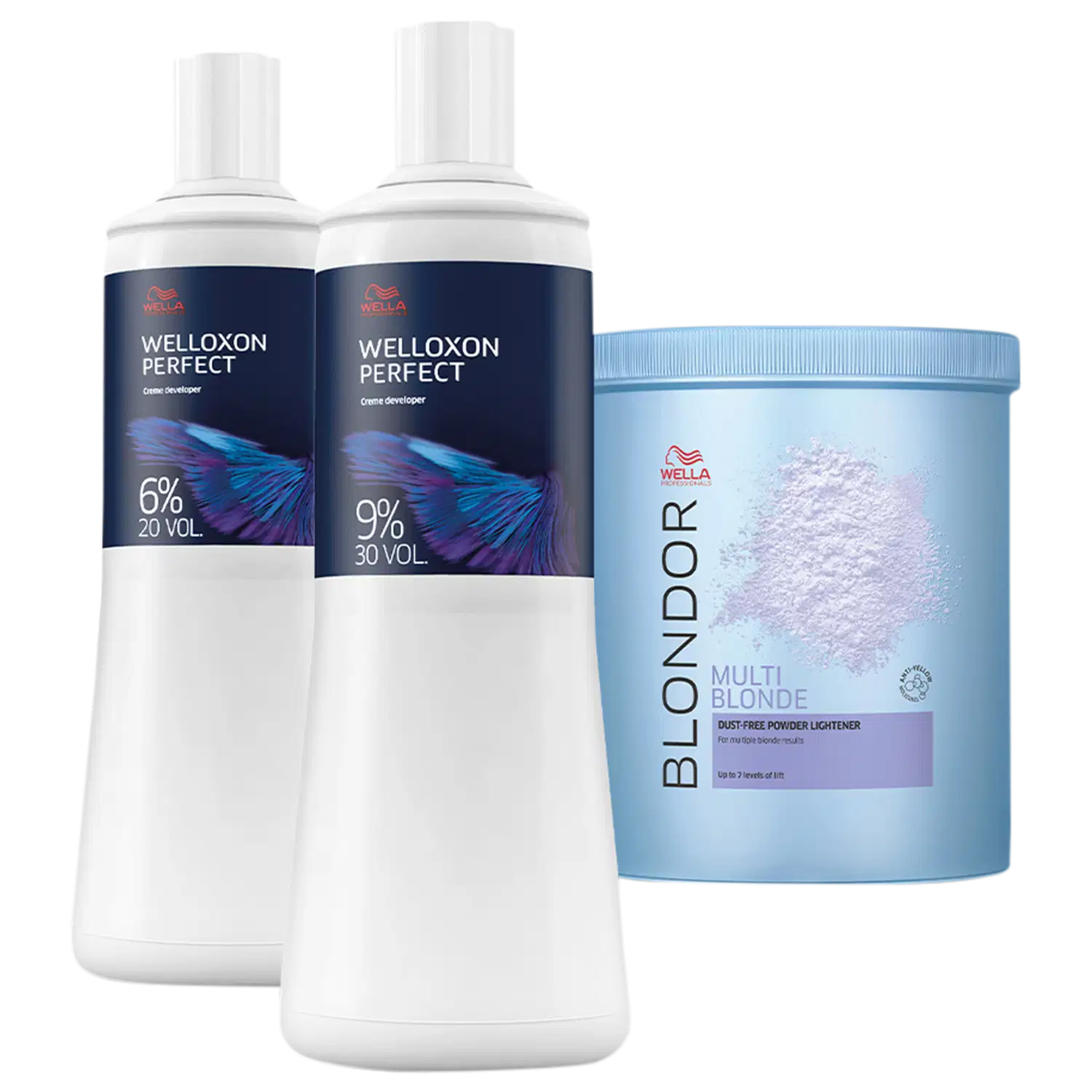 Kit Wella Professionals Welloxon Blondor Trio (3 Produtos)