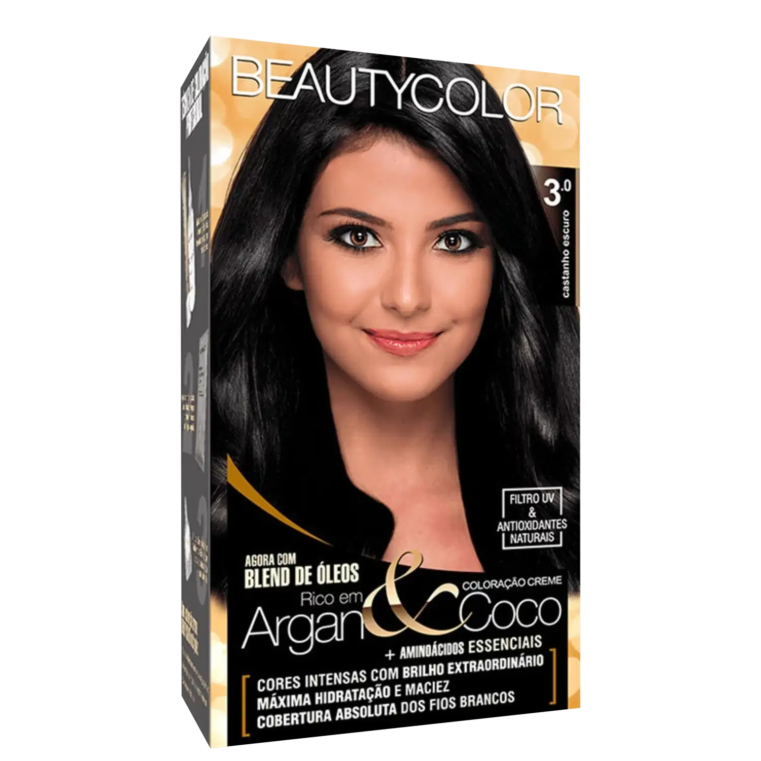 BeautyColor 3.0 Castanho Escuro - Coloração Permanente
