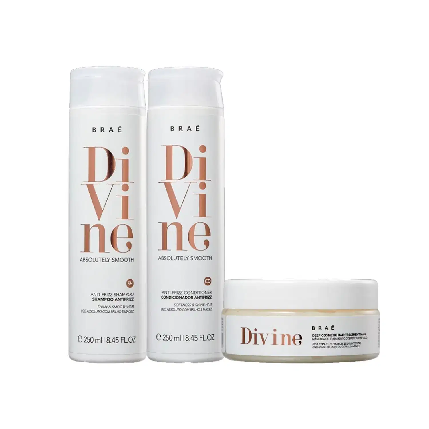 Kit Braé Divine Absolutely Smooth (3 Produtos)