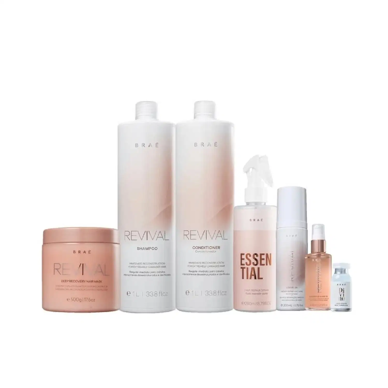 Kit Braé Revival: Hidratação, nutrição e reparação em um só lugar